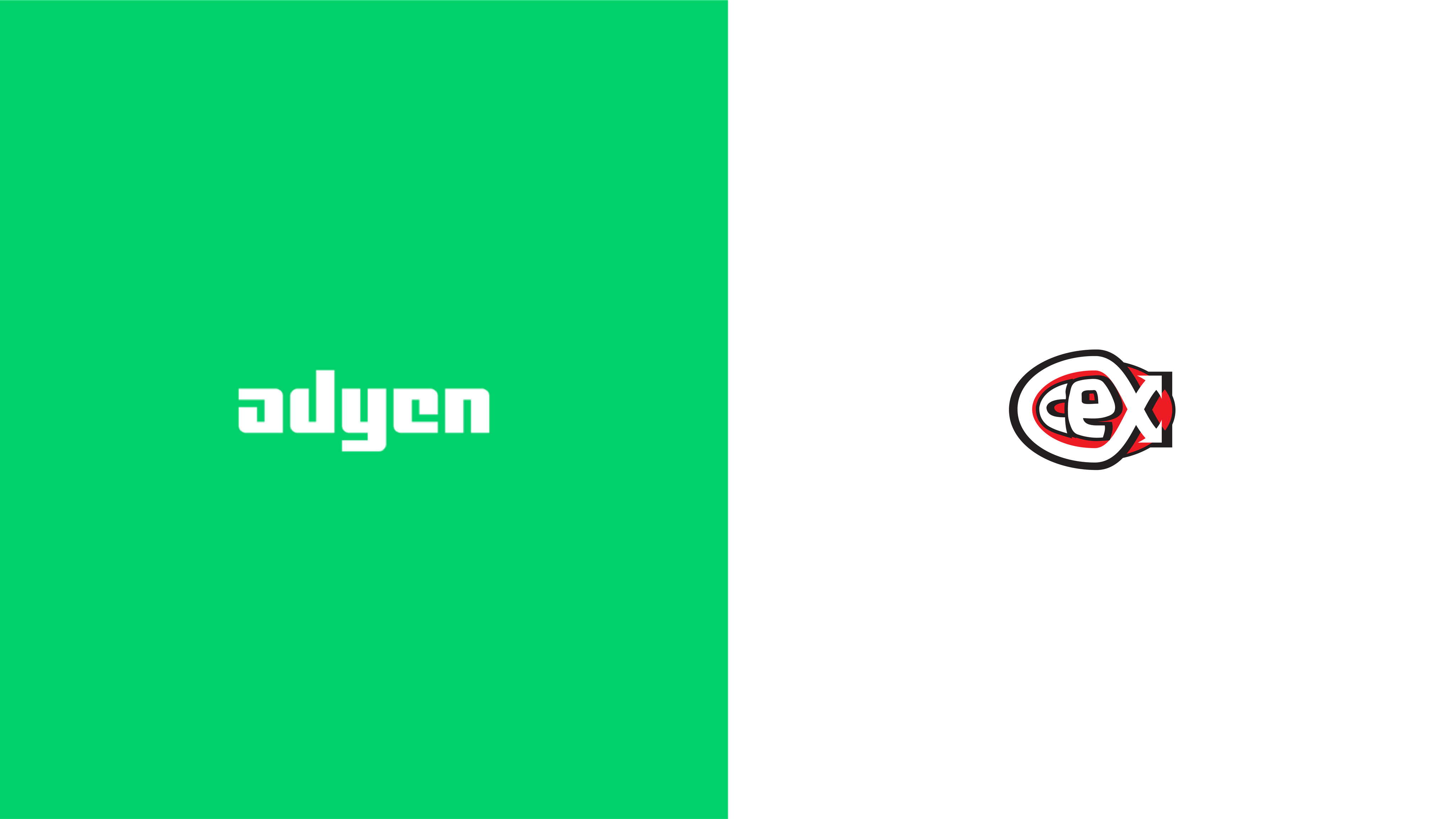 Press image showing logos of Adyen, and CeX Malaysia