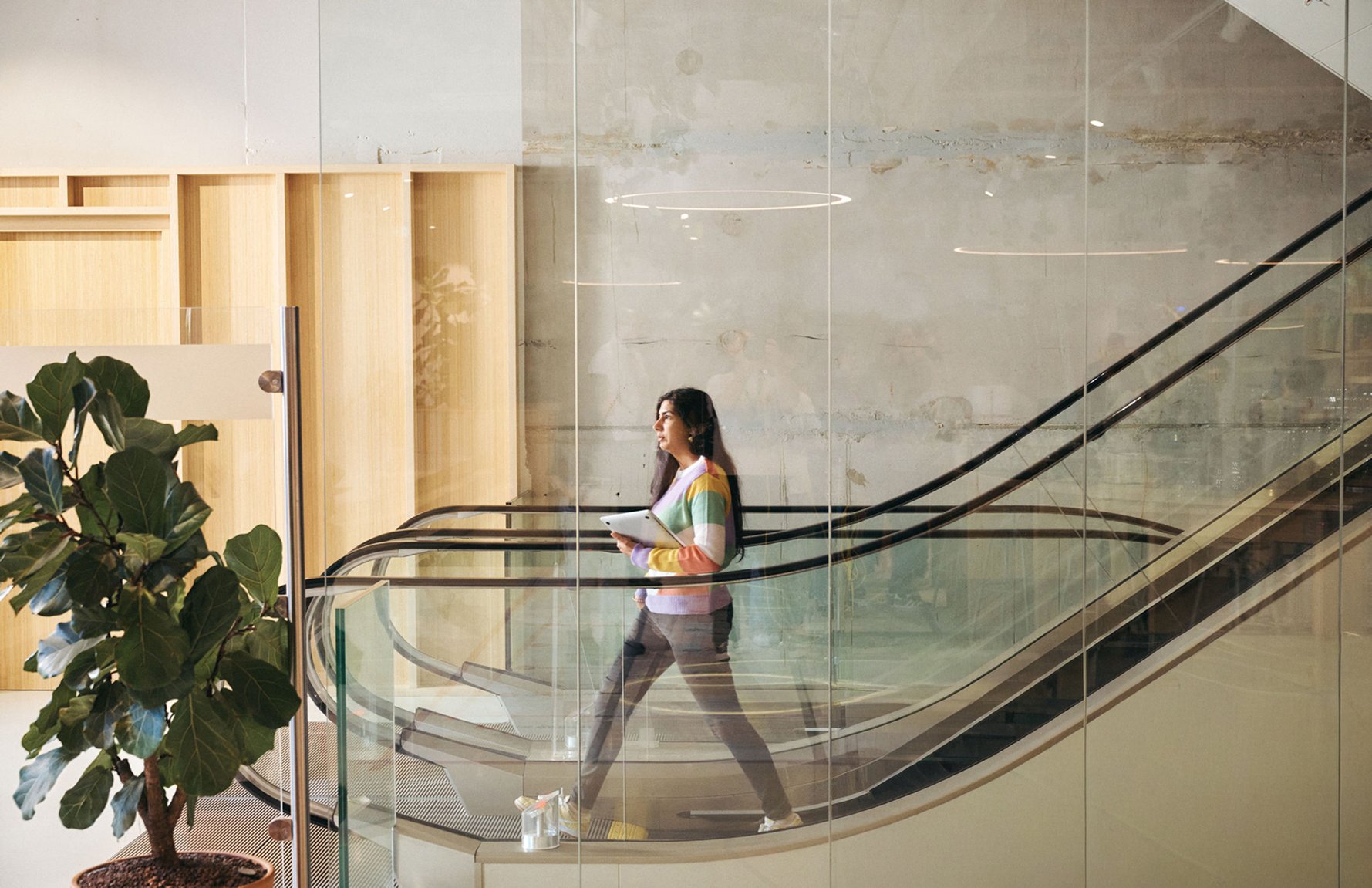 woman at Adyen Office