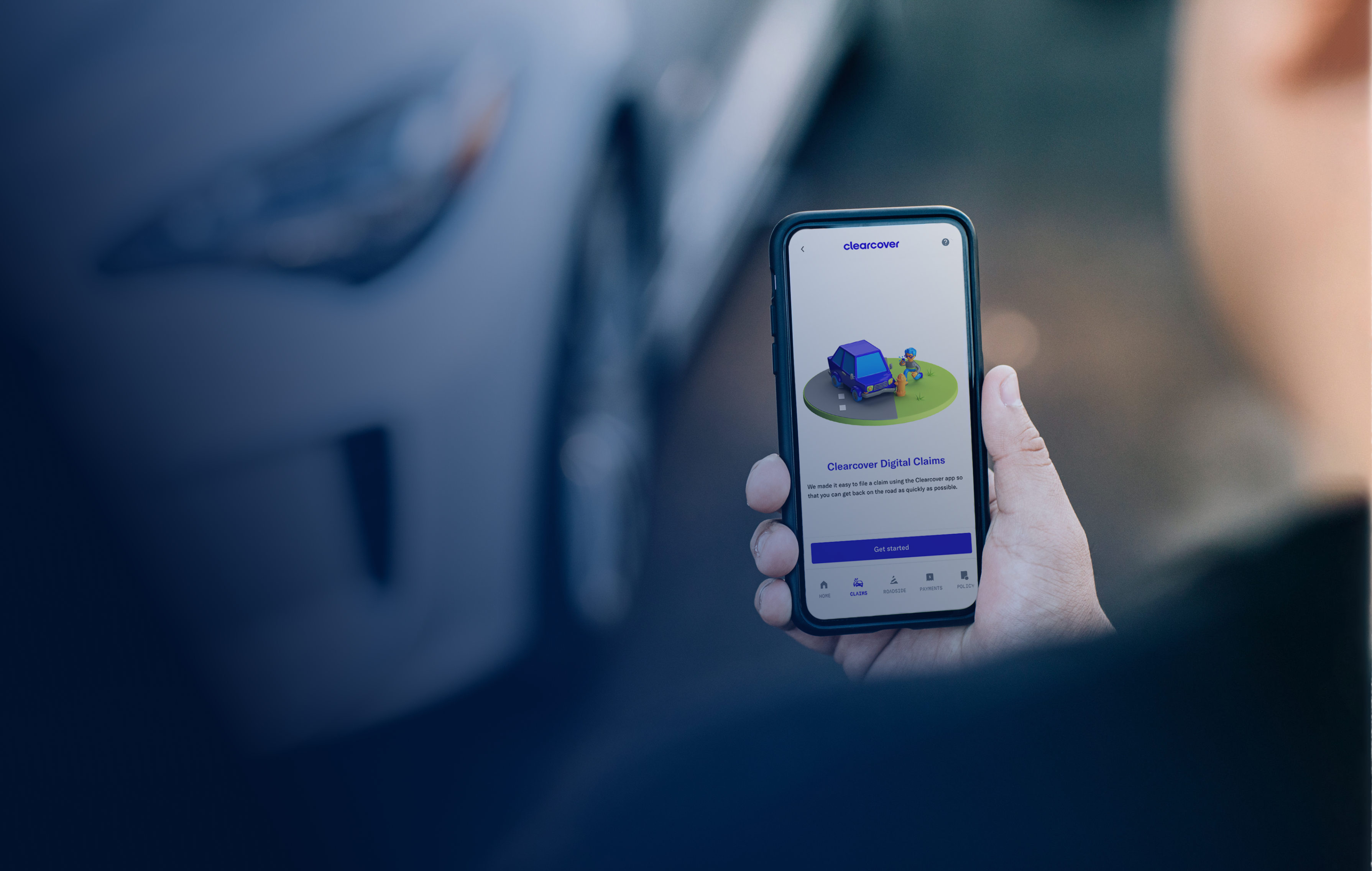 A customer makes a mobile payment using an Adyen terminal in a retail setting