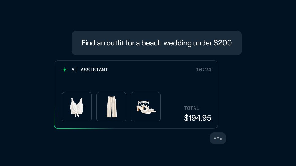Mobile app screen showing a beach wedding outfit purchase from Amsterdam to New York costing under 194 dollars