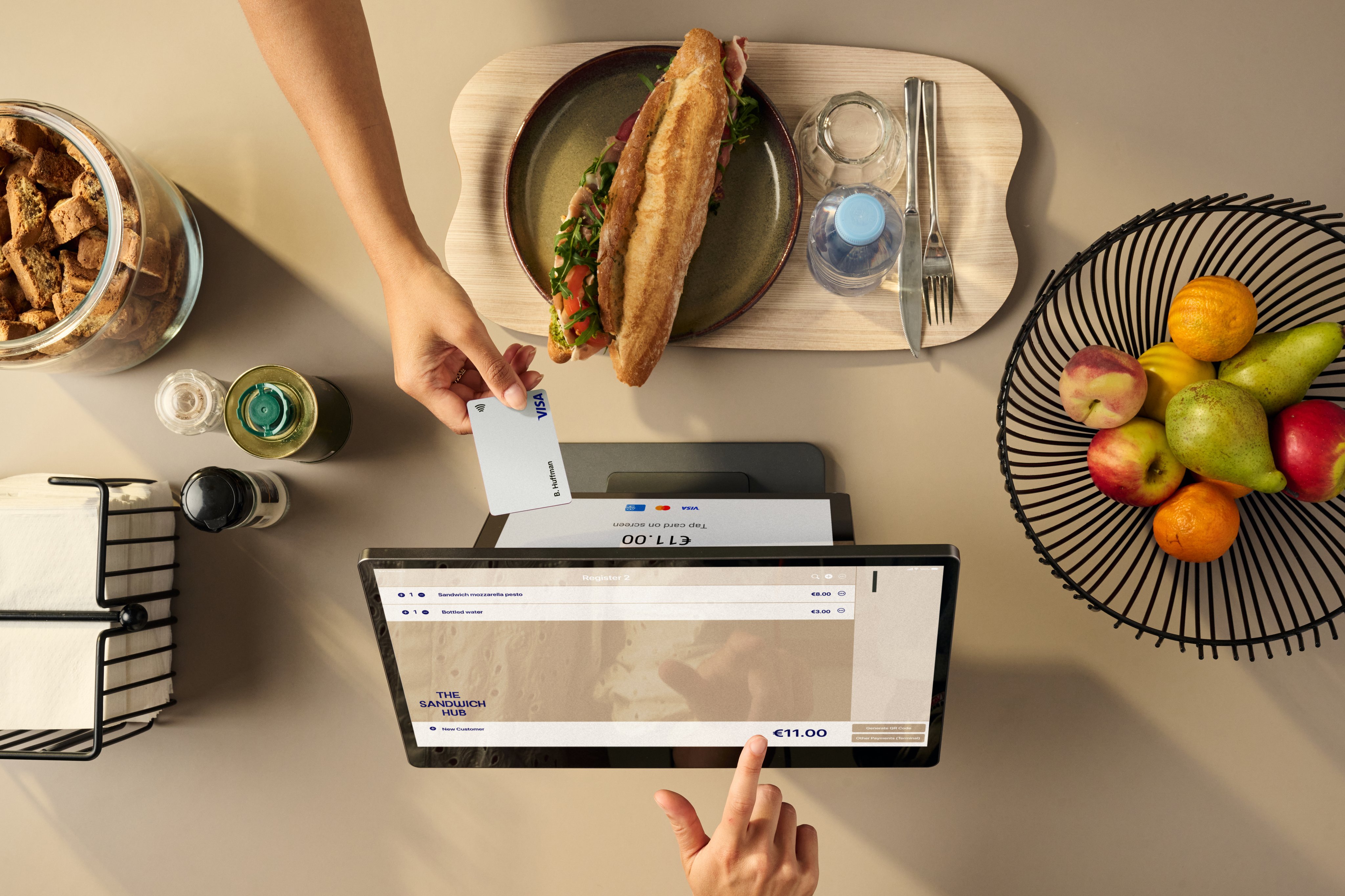 Using Tap to pay on Android in a QSR (Quick Service) restaurant