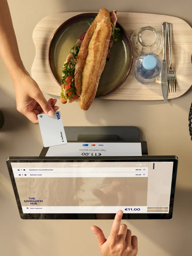 Using Tap to pay on Android in a QSR (Quick Service) restaurant