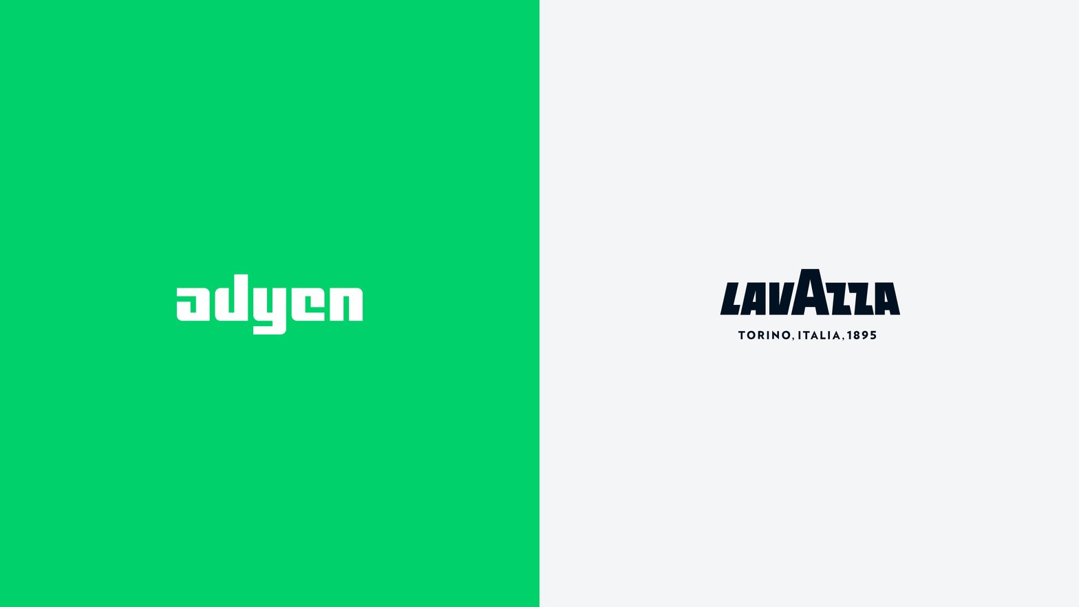 Adyen logo on a green background next to the LayAzzza logo on a white background