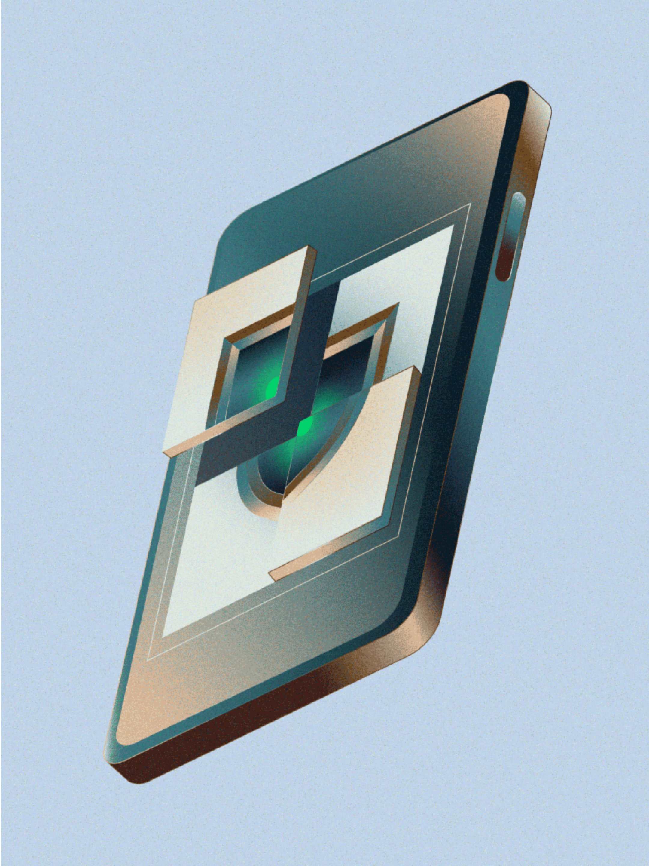 Mobile device showing a payment transaction with the Adyen logo on screen against a light background.