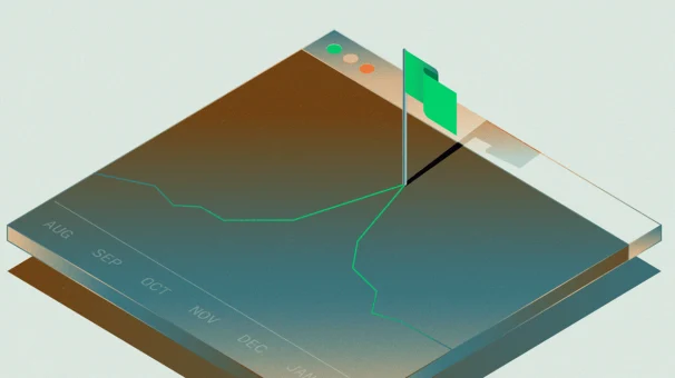 Grafisk illustration af digital betaling, der viser et overblik over Adyens betalingsprocesser.