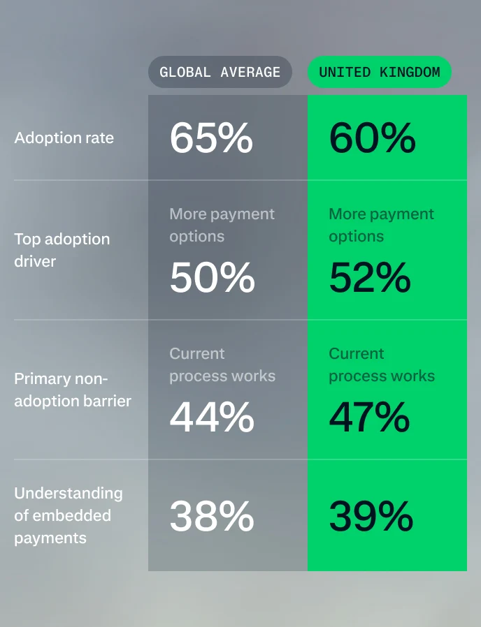 SMB payments report data visualization assets for UK report