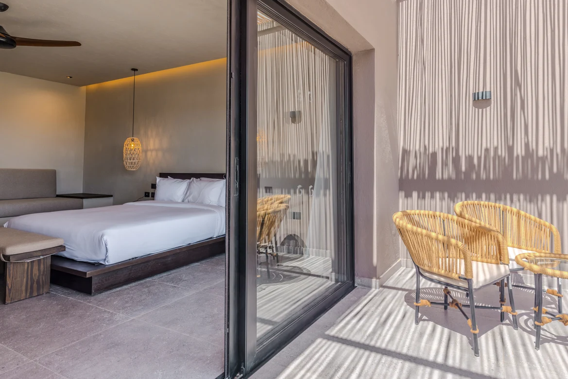 Doppelzimmer mit Gartenblick