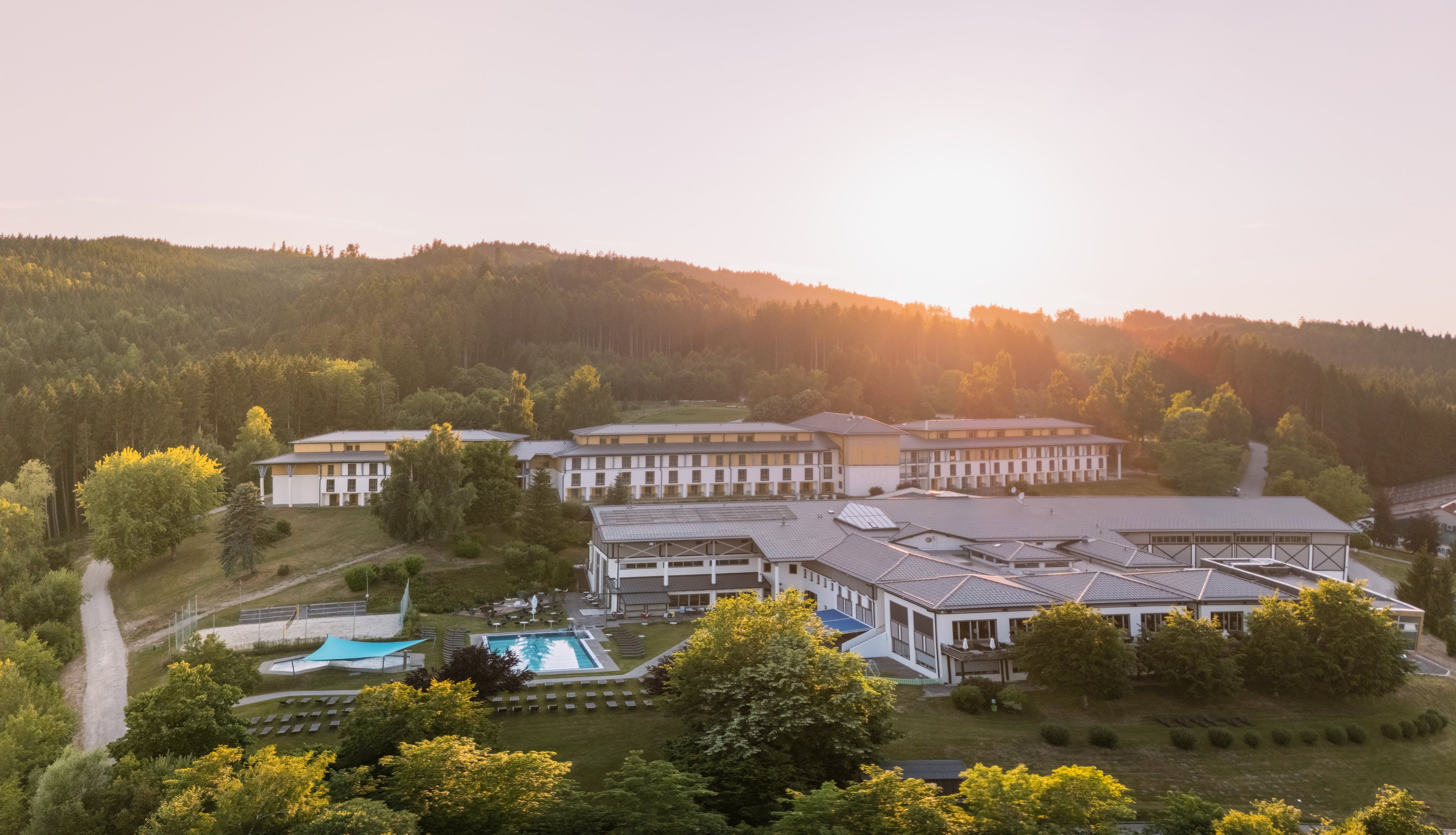 Aldiana Club Ampflwang Drohnenaufnahme