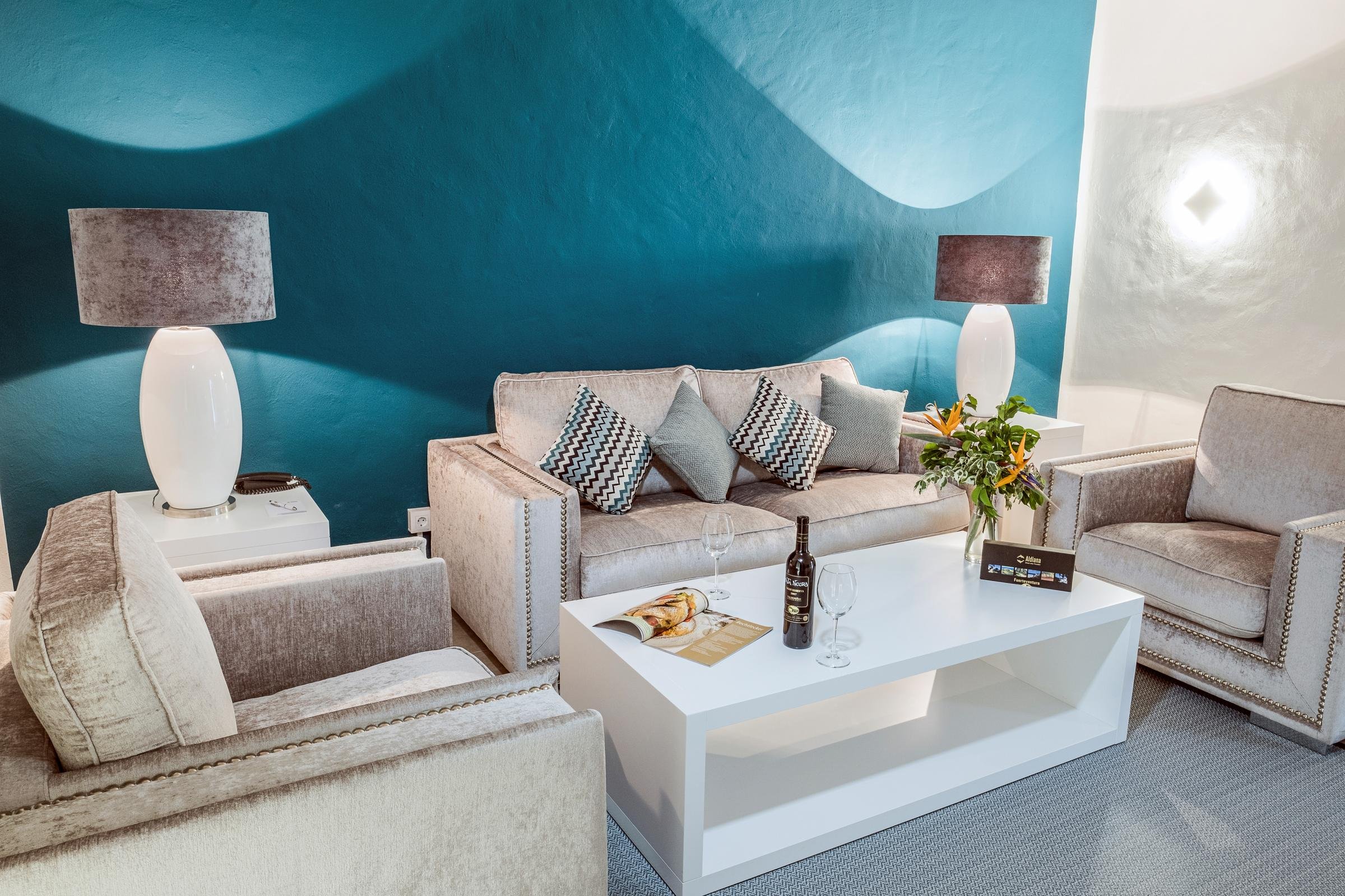 Wohnbereich Suite mit Sofas