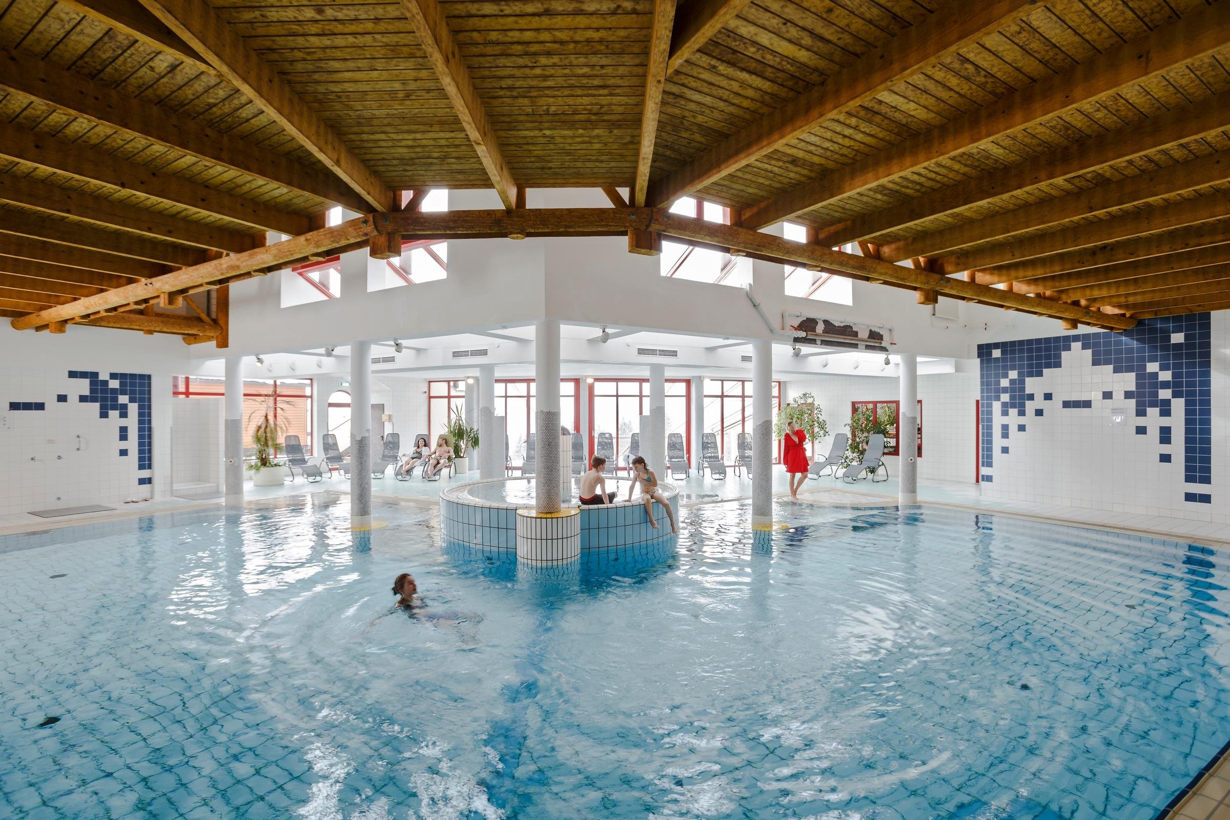 Innenaufnahme eines modernen Wellnessbereichs im Aldiana Premium Cluburlaub