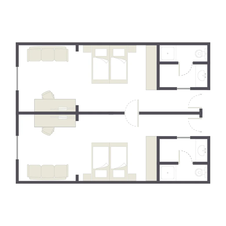 Entspannter Premium Cluburlaub bei Aldiana mit komfortablen Zimmern und modernen Badezimmern