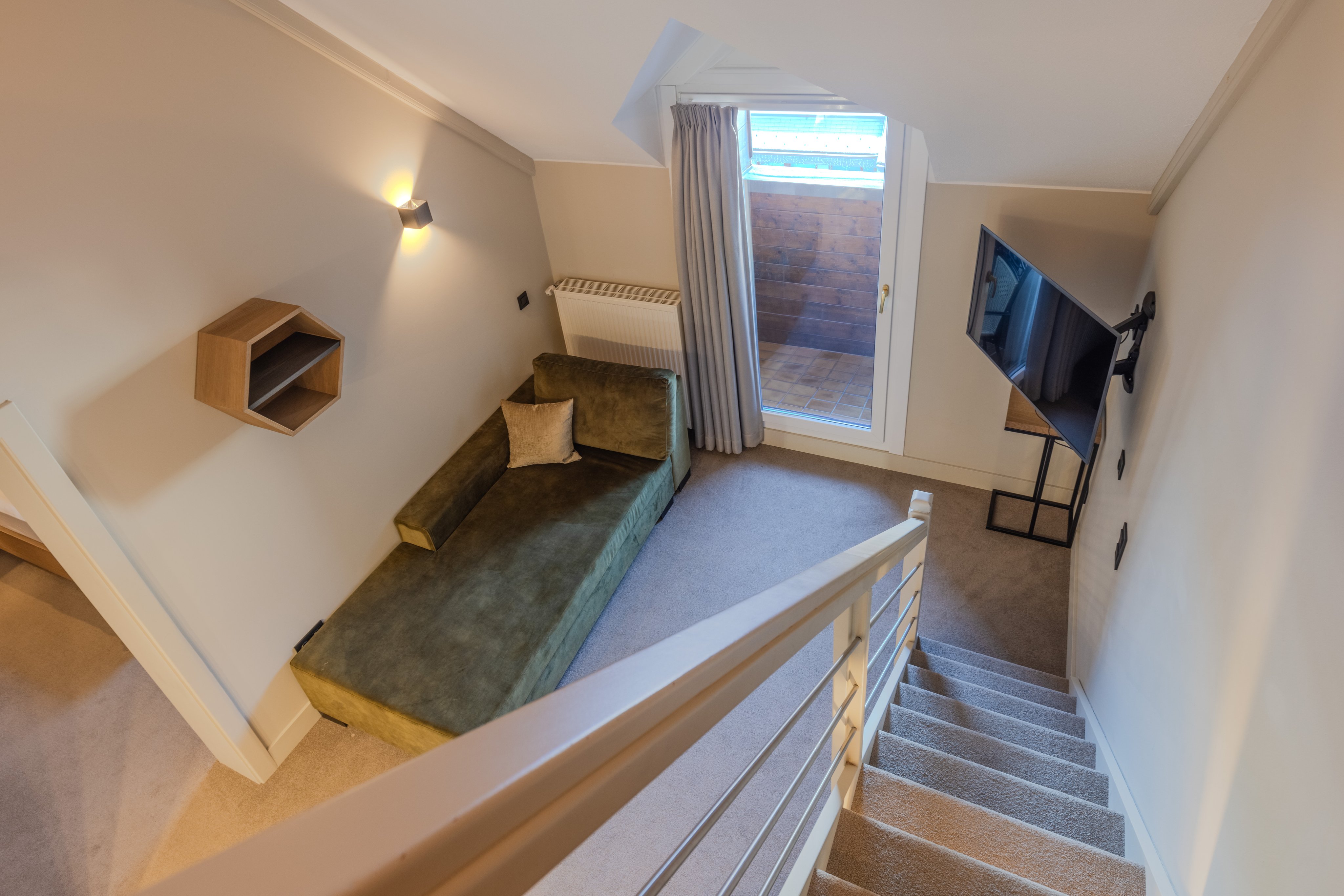 Familienzimmer Mansarde mit Stiege