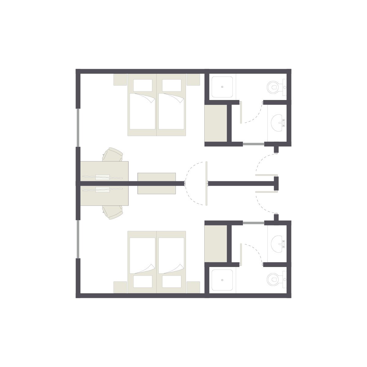 Moderne Zimmer im Aldiana Premium Cluburlaub mit eleganter Ausstattung und Komfort