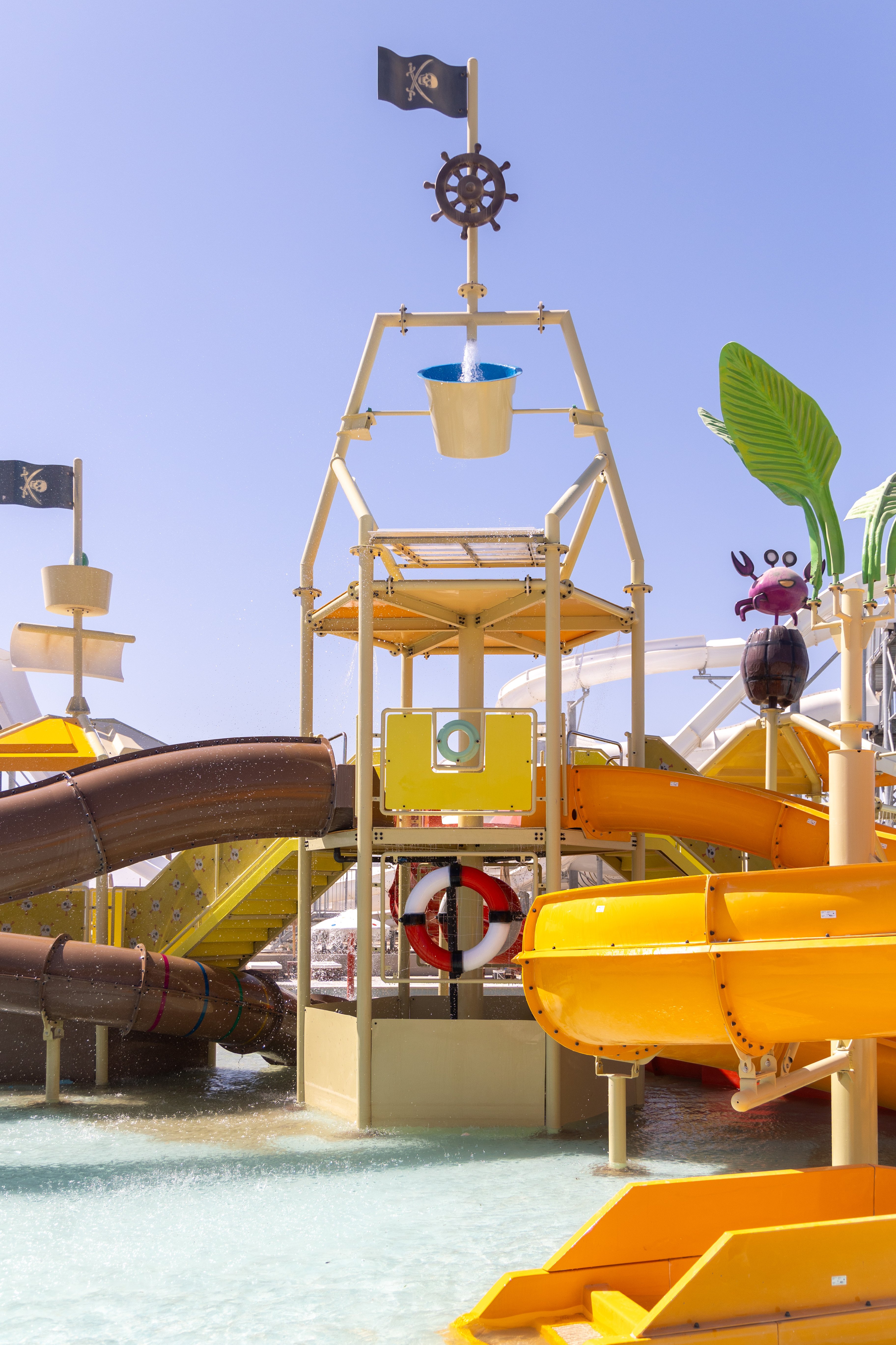 Aldiana Wasserpark mit Rutschen und Wasseranimationen für Familien und Kinder