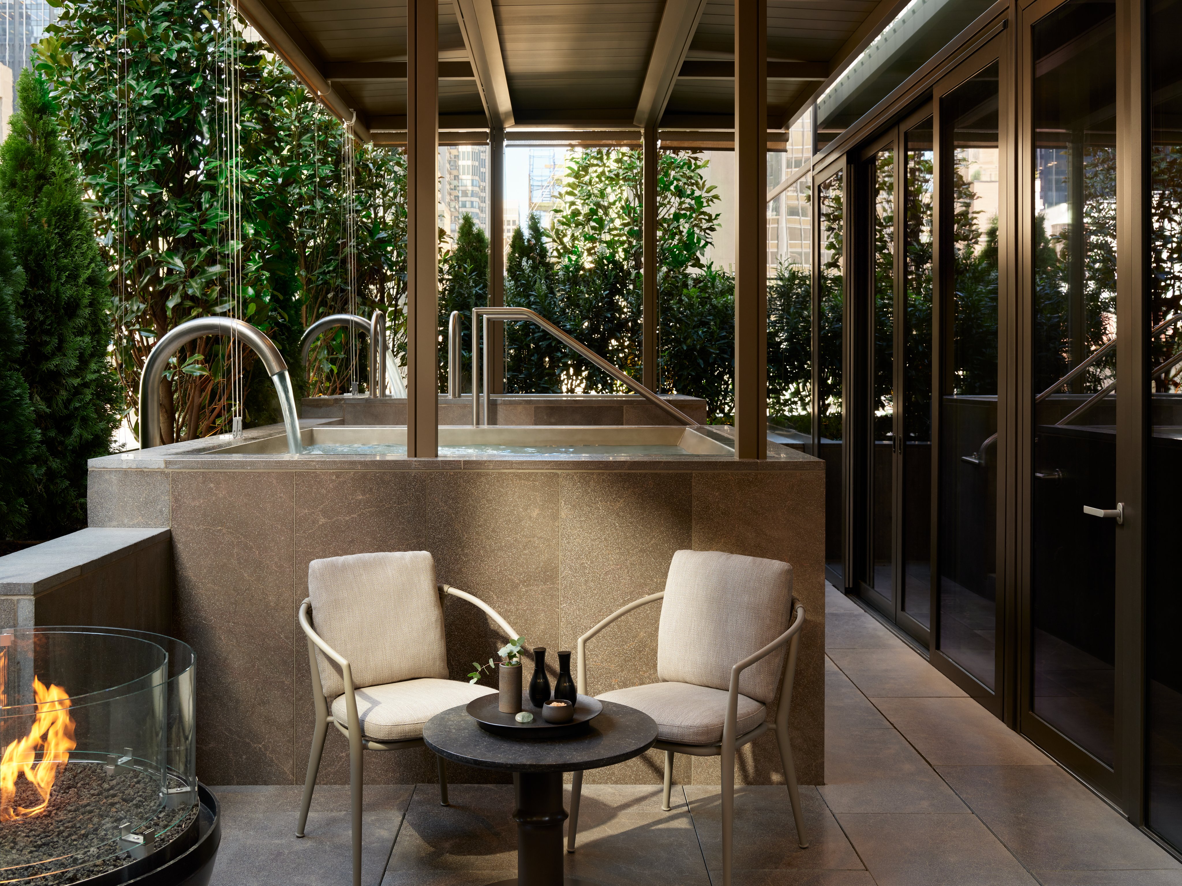 Aman New York, USA - Spa House Terrace