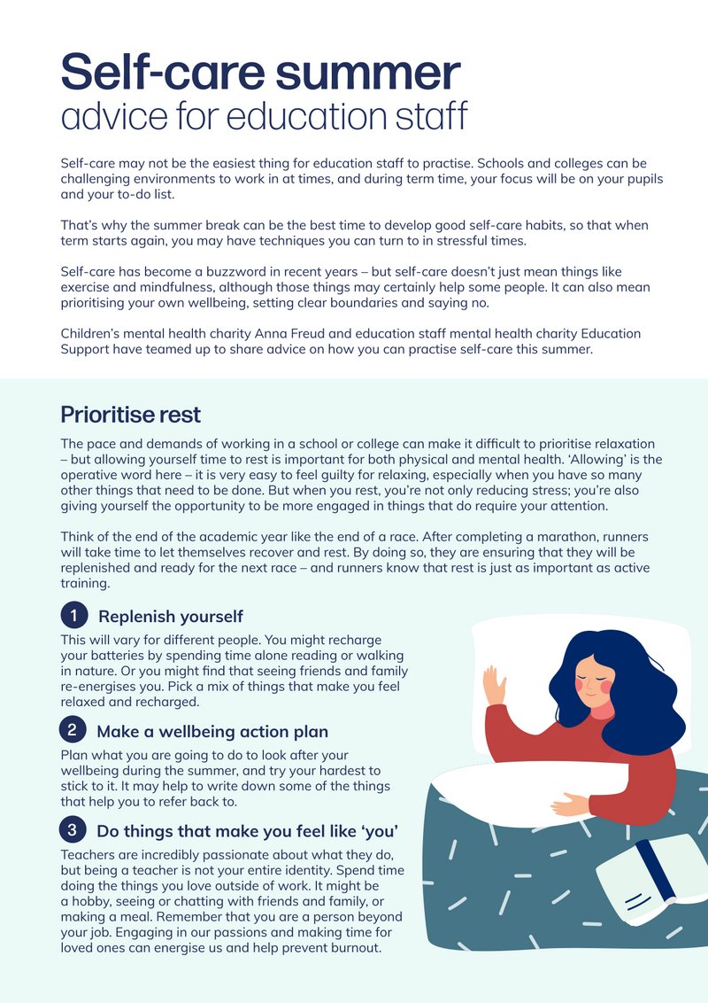 self-care-summer-advice-for-education-staff
