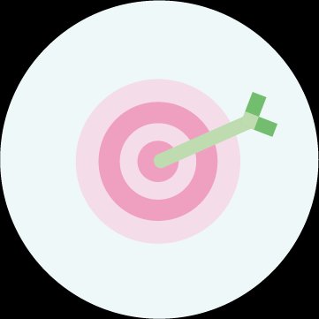 Pink target icon