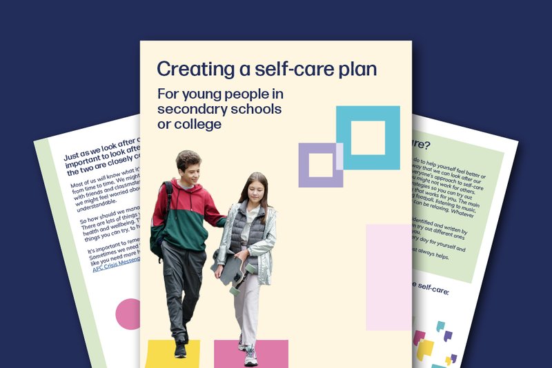 My self-care plan. Secondary and FE