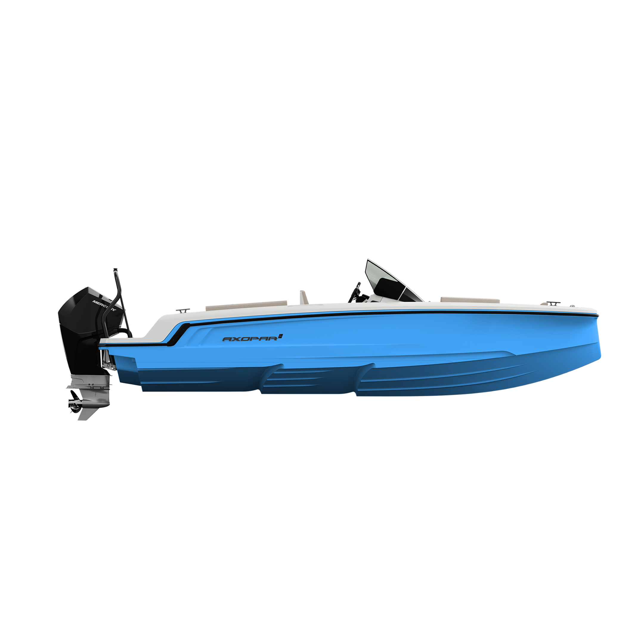 axopar-22-Spyder-Miami-Blue-Side-View_1