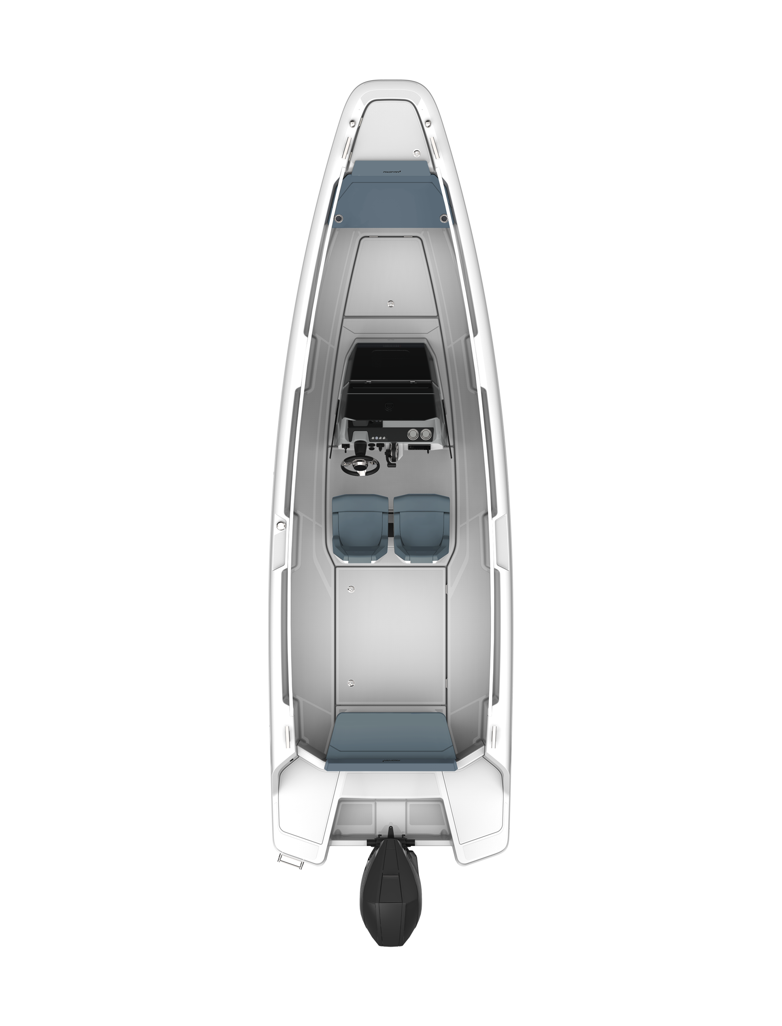 Axopar_22_Aft_Sofa_Petrol
