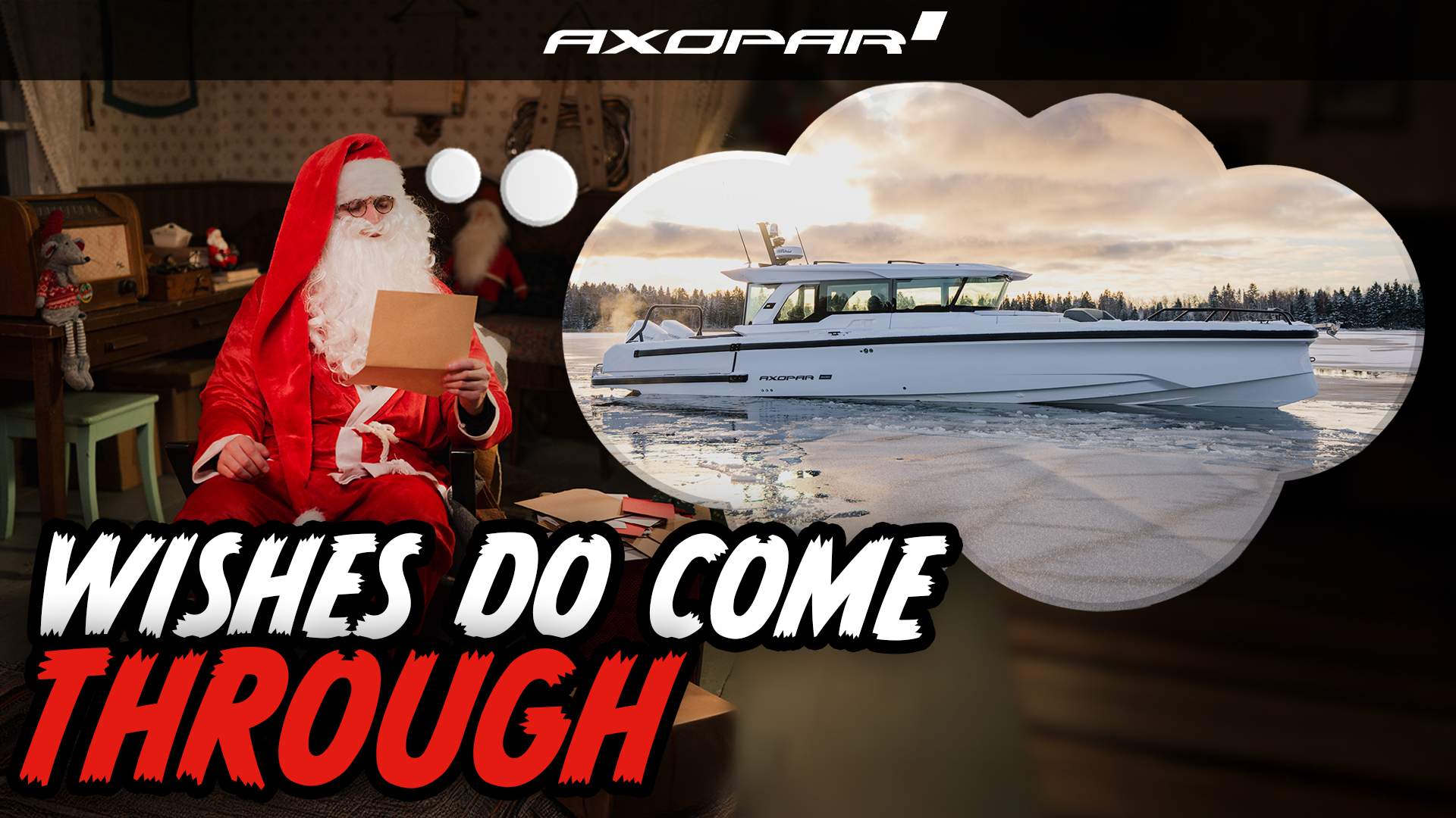  Merry Christmas from Axopar | A Peek Into Santa Claus' Mind