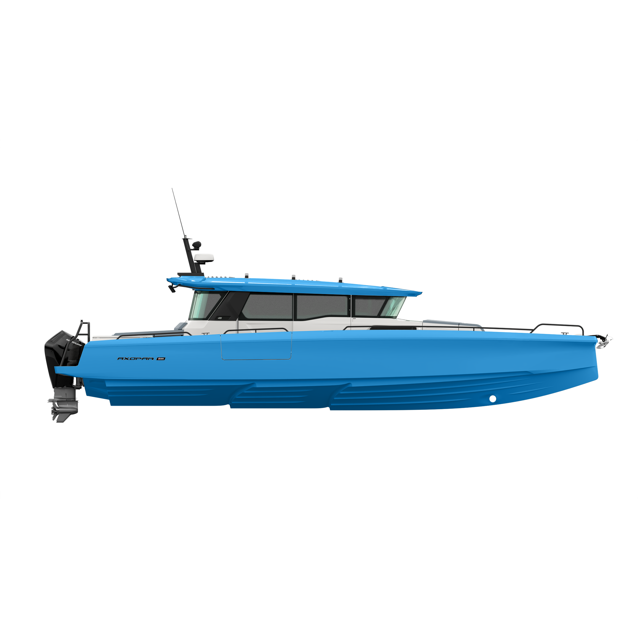 Axopar_45_XC_Cross_Cabin_Miami_Blue