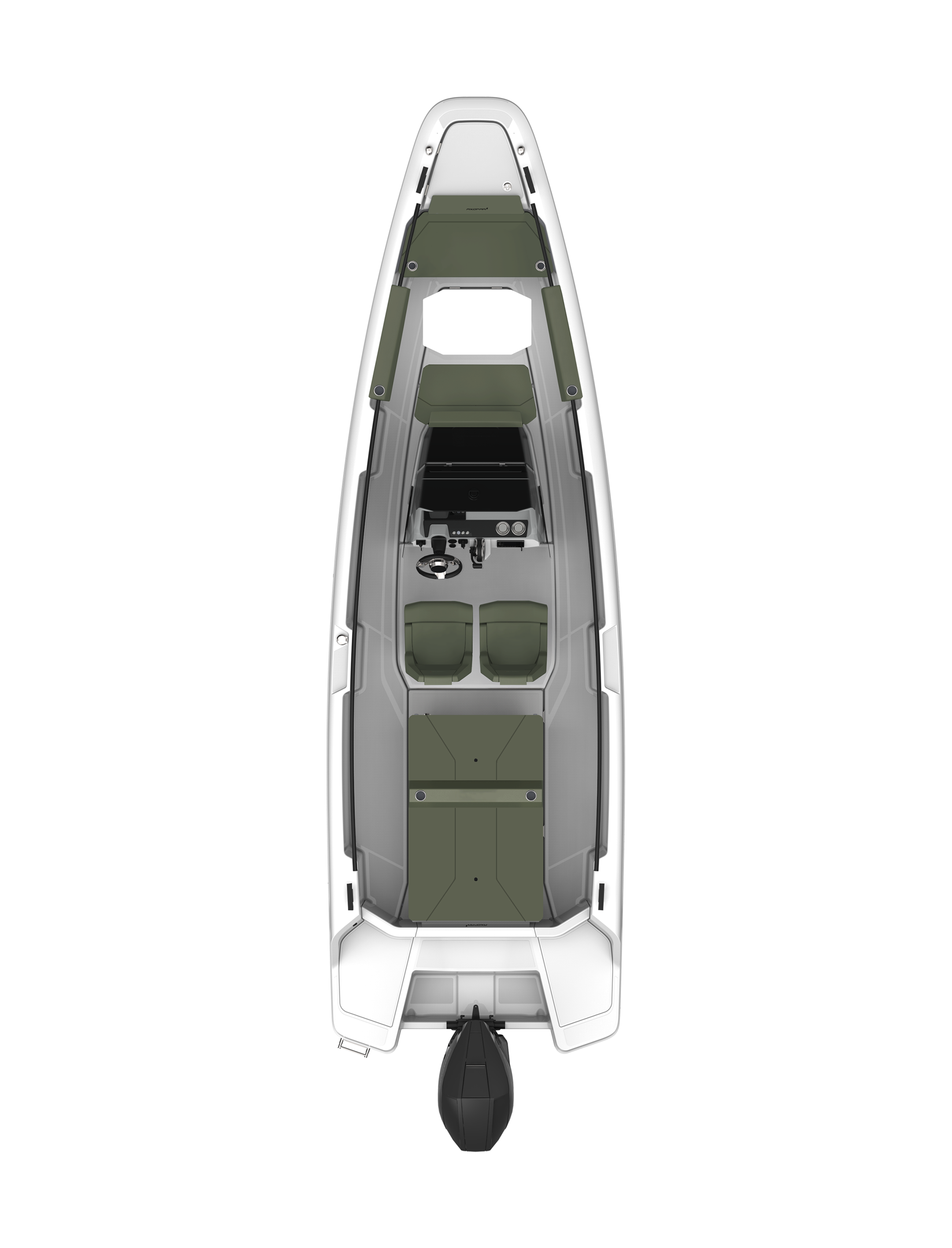 Axopar_22_Multi-storage_Fwd_Facing_Seat_Bolsters_Table_Hunter