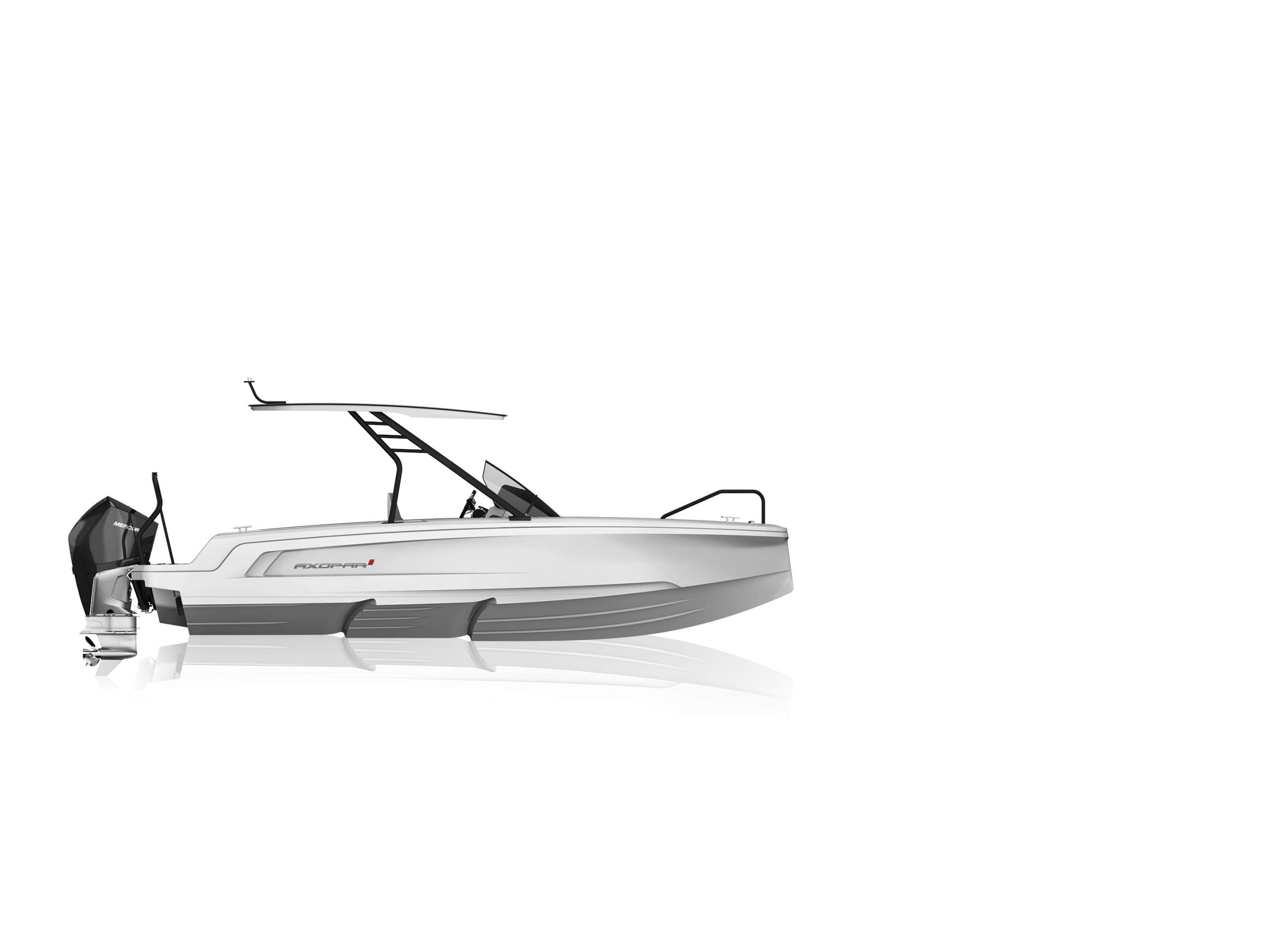 Axopar 22 T-top render 2026