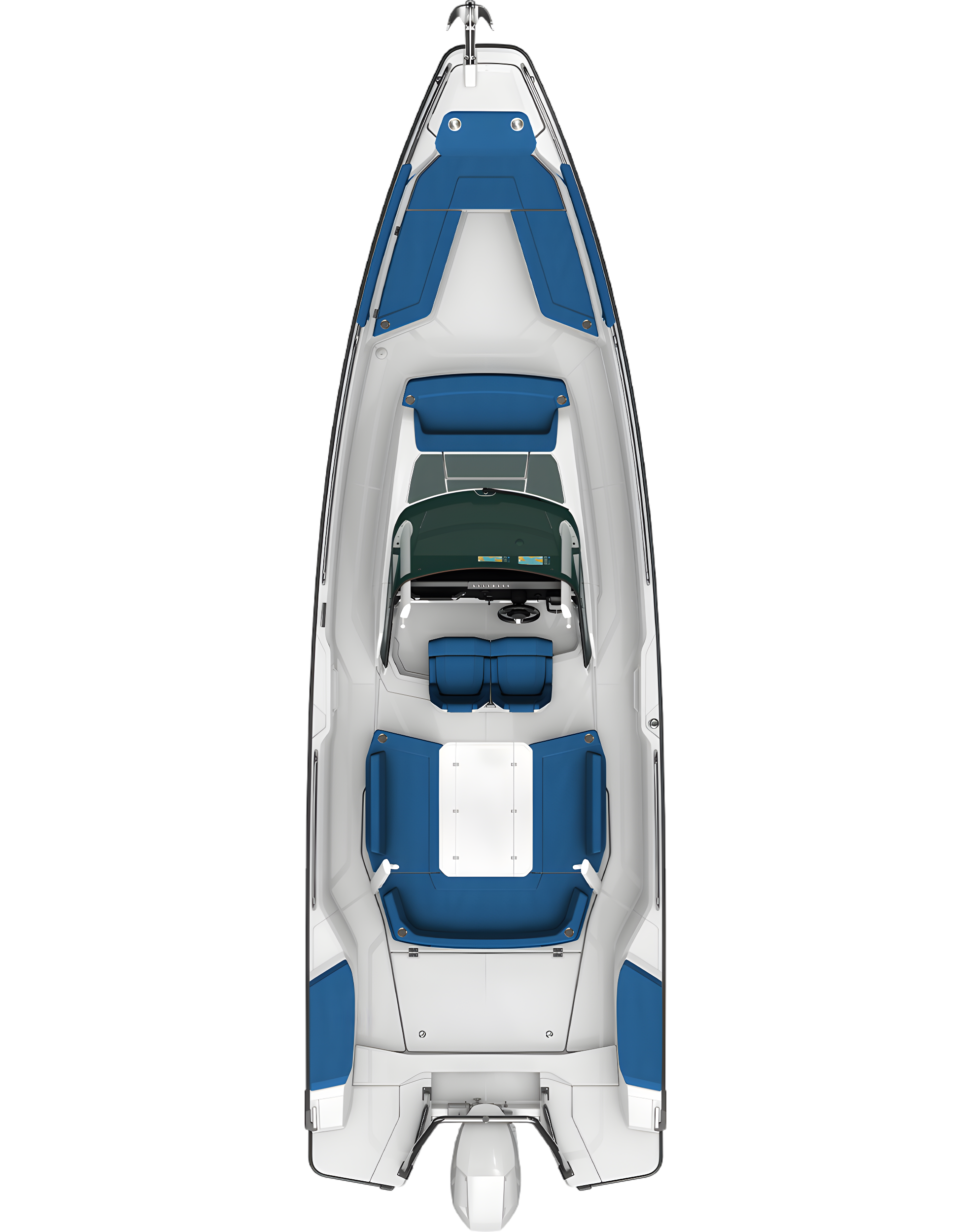 Axopar_29_ST_U-Sofa_W._Bow_U-sofa_Baltic