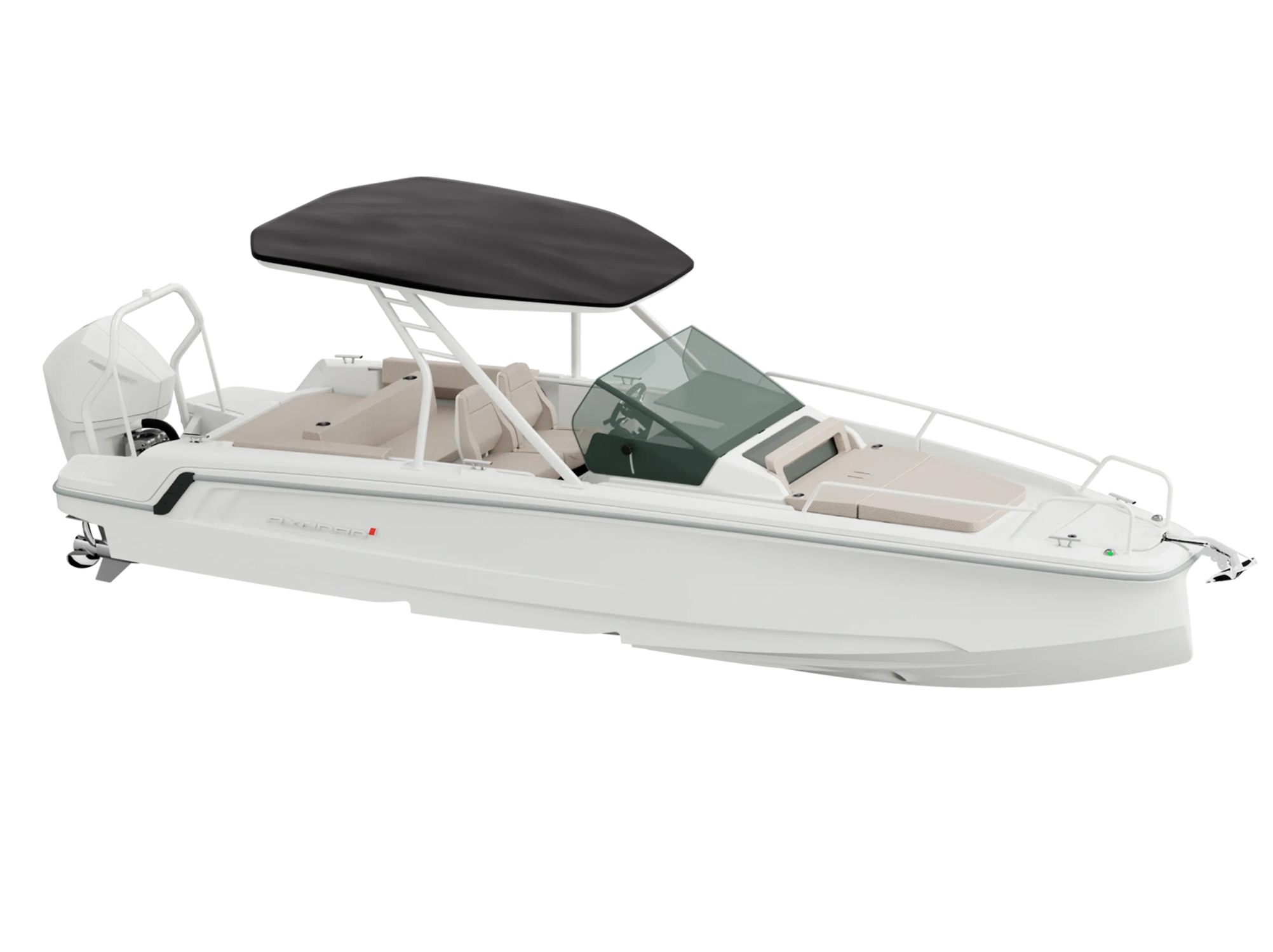 axopar 25 cross top render