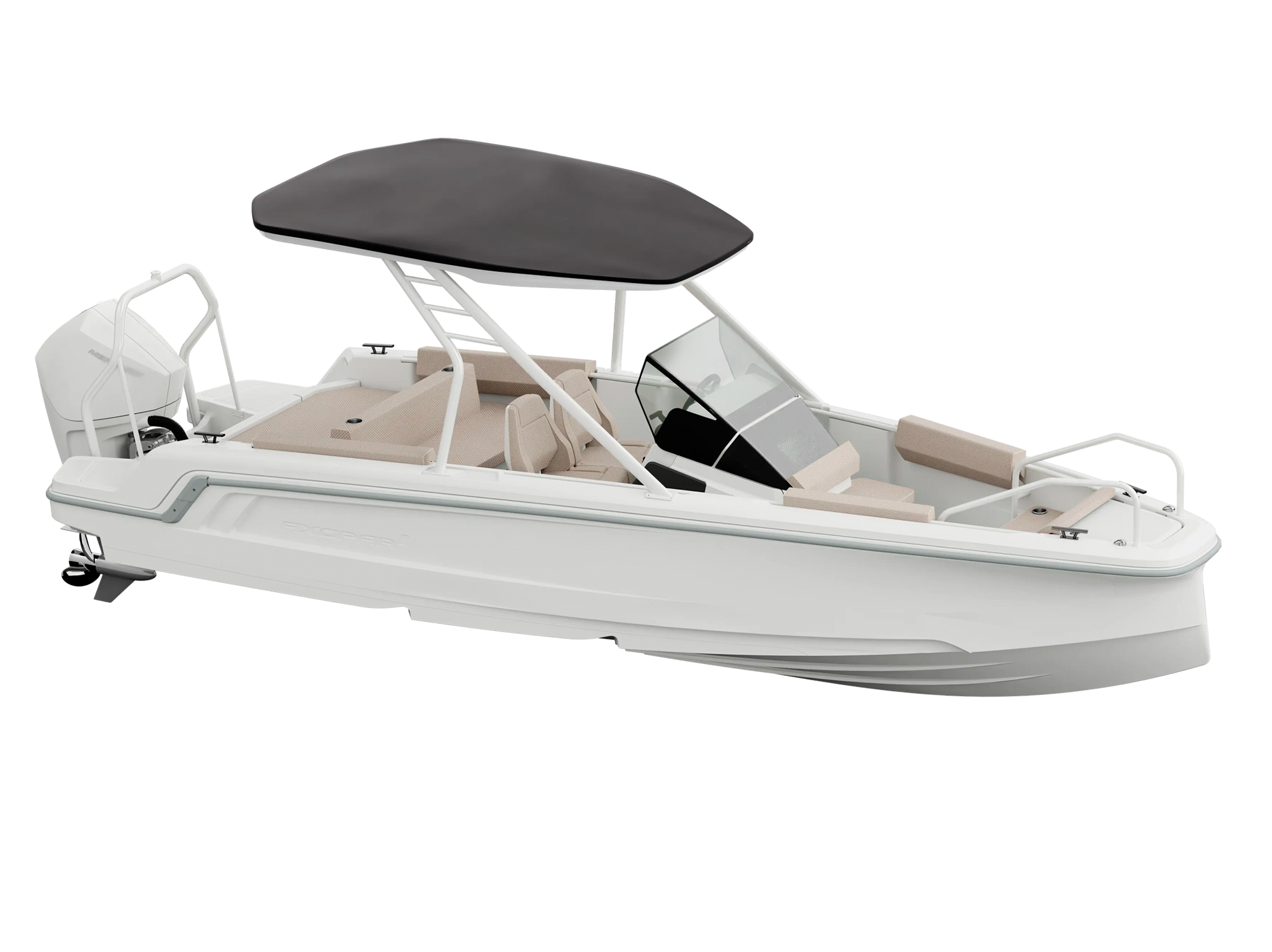 Axopar t-top 22 render