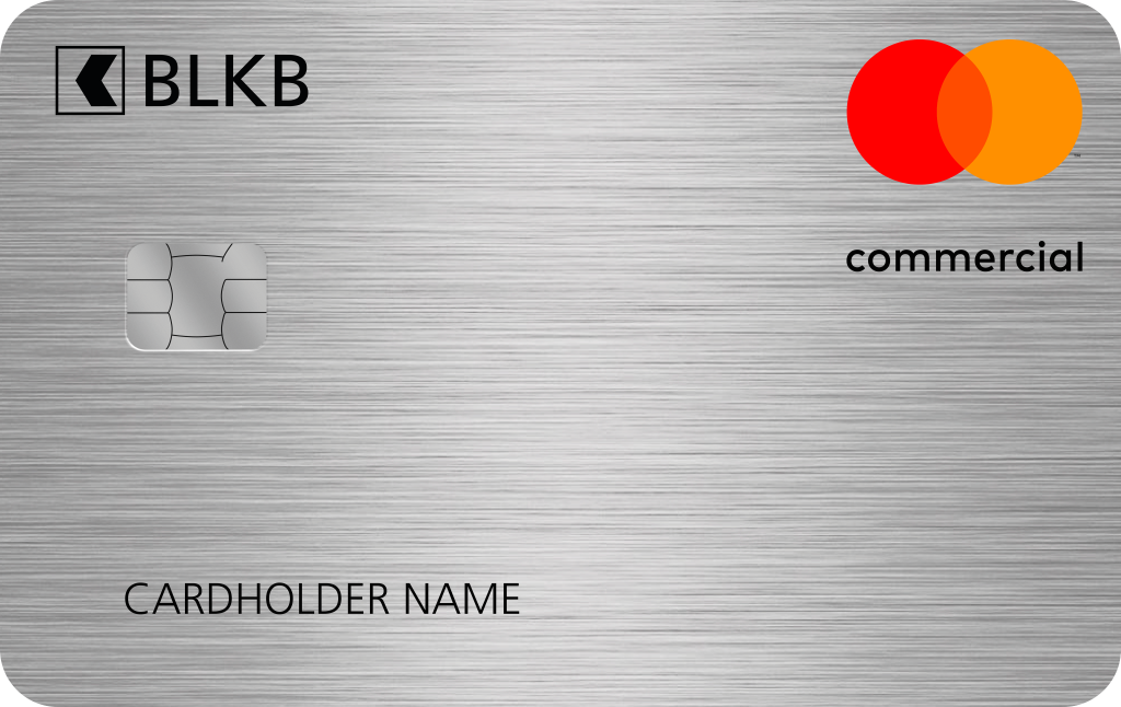 Mastercard Commercial Card Silber der Basellandschaftlichen Kantonalbank in modernem Design.