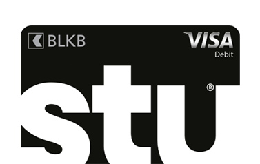 Bild von der BLKB-Visa-Debitkarte Stu.