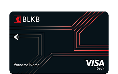 Bild von der BLKB-Visa-Debitkarte.