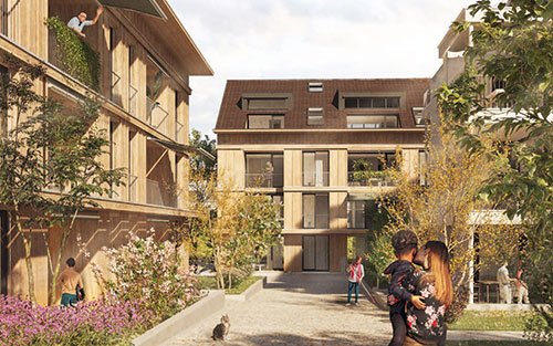 3 Einfamilienhäuser mit am Ruderholz in Augst.