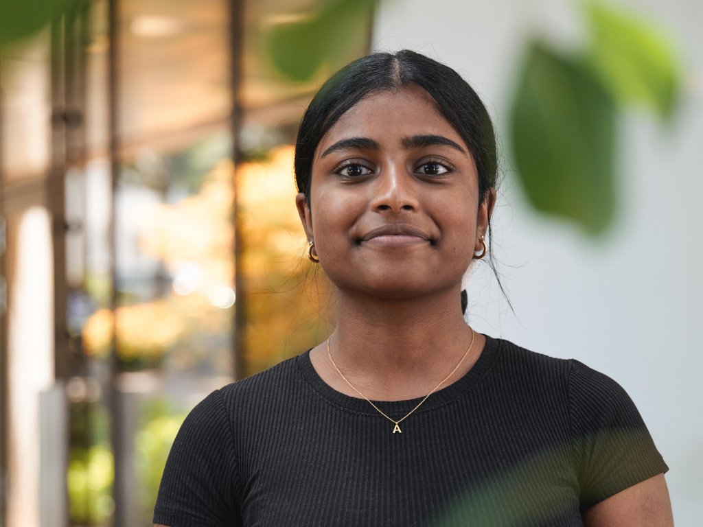 Porträt von Abisha Vegasrupan