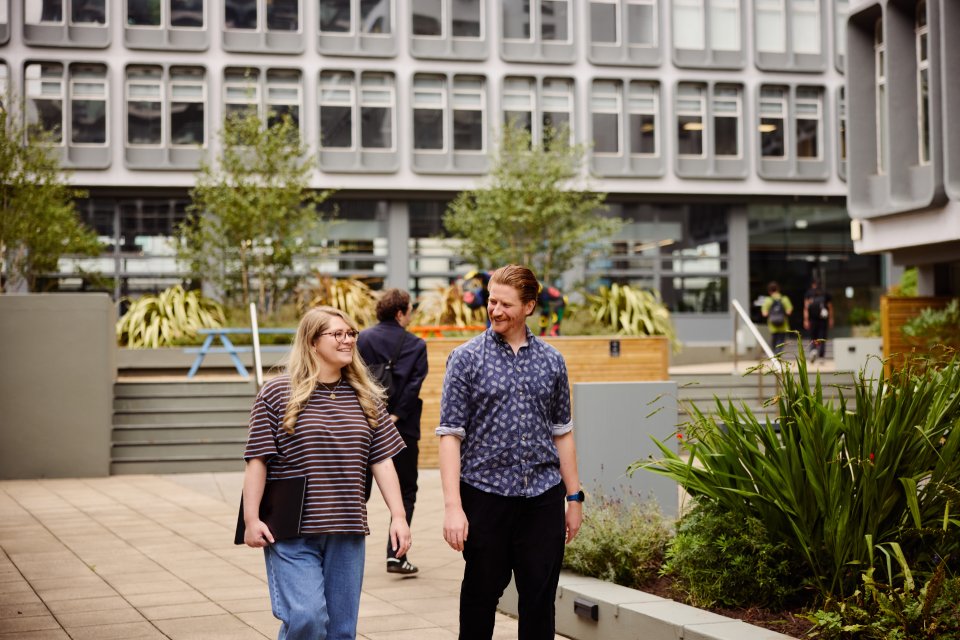 Courtyard for outside community events and breakout spaces