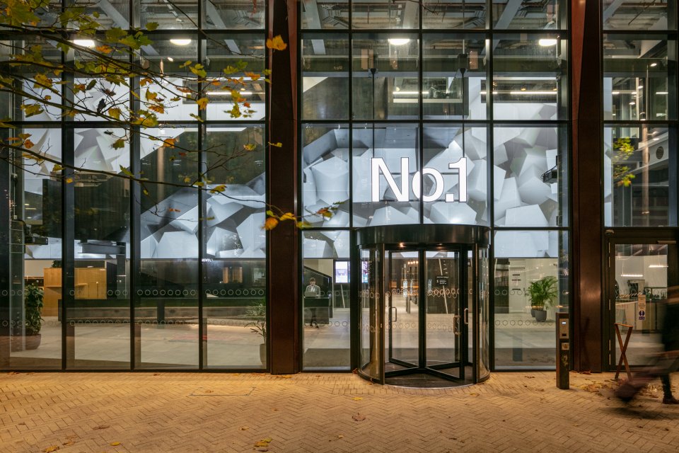 Exterior of building No.1 Circle Square