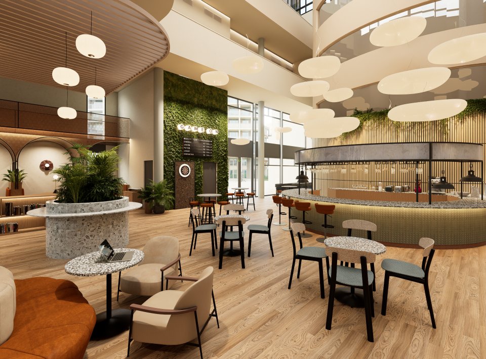 Spaces to unwind, connect and collaborate