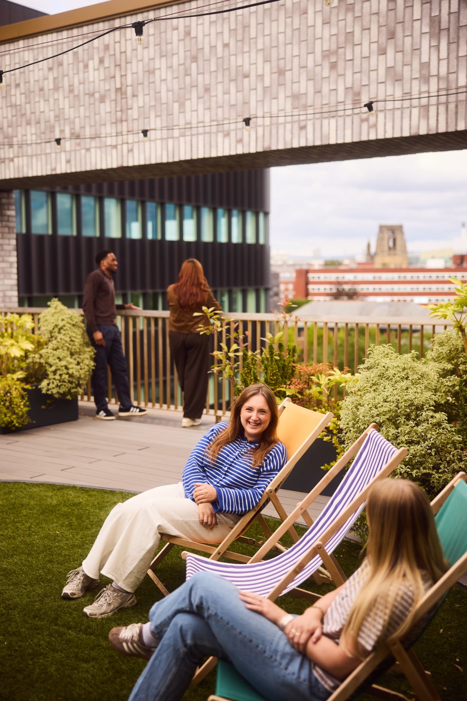 The roof terrace at Base 