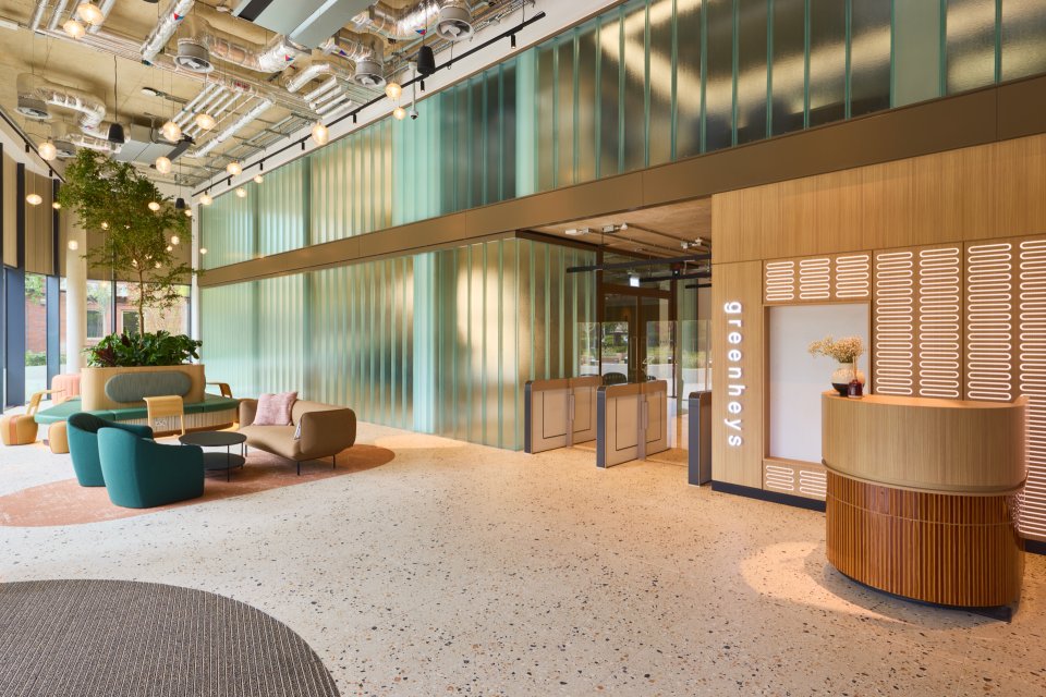 Reception area at Greenheys