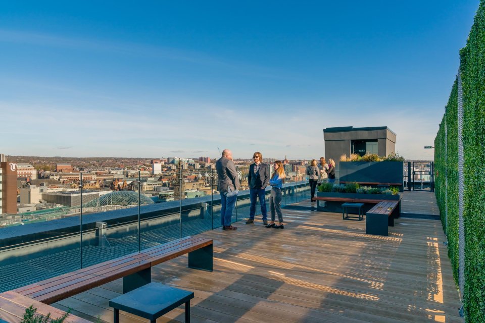 Platform Bruntwood SciTech rooftop event space