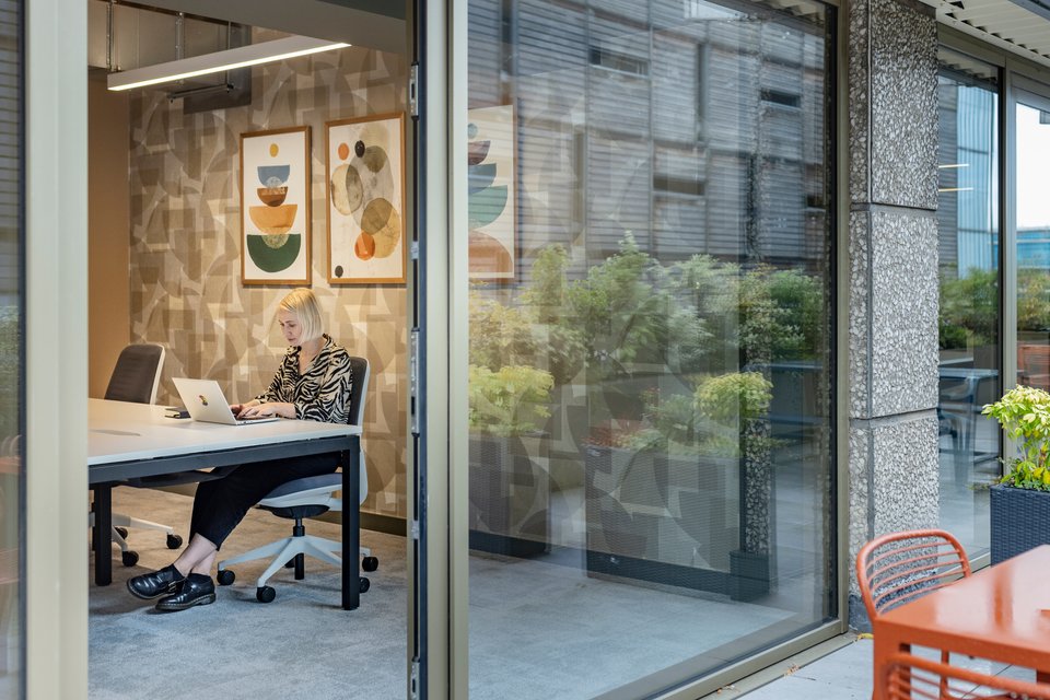 View from private terraces on the 3rd floor