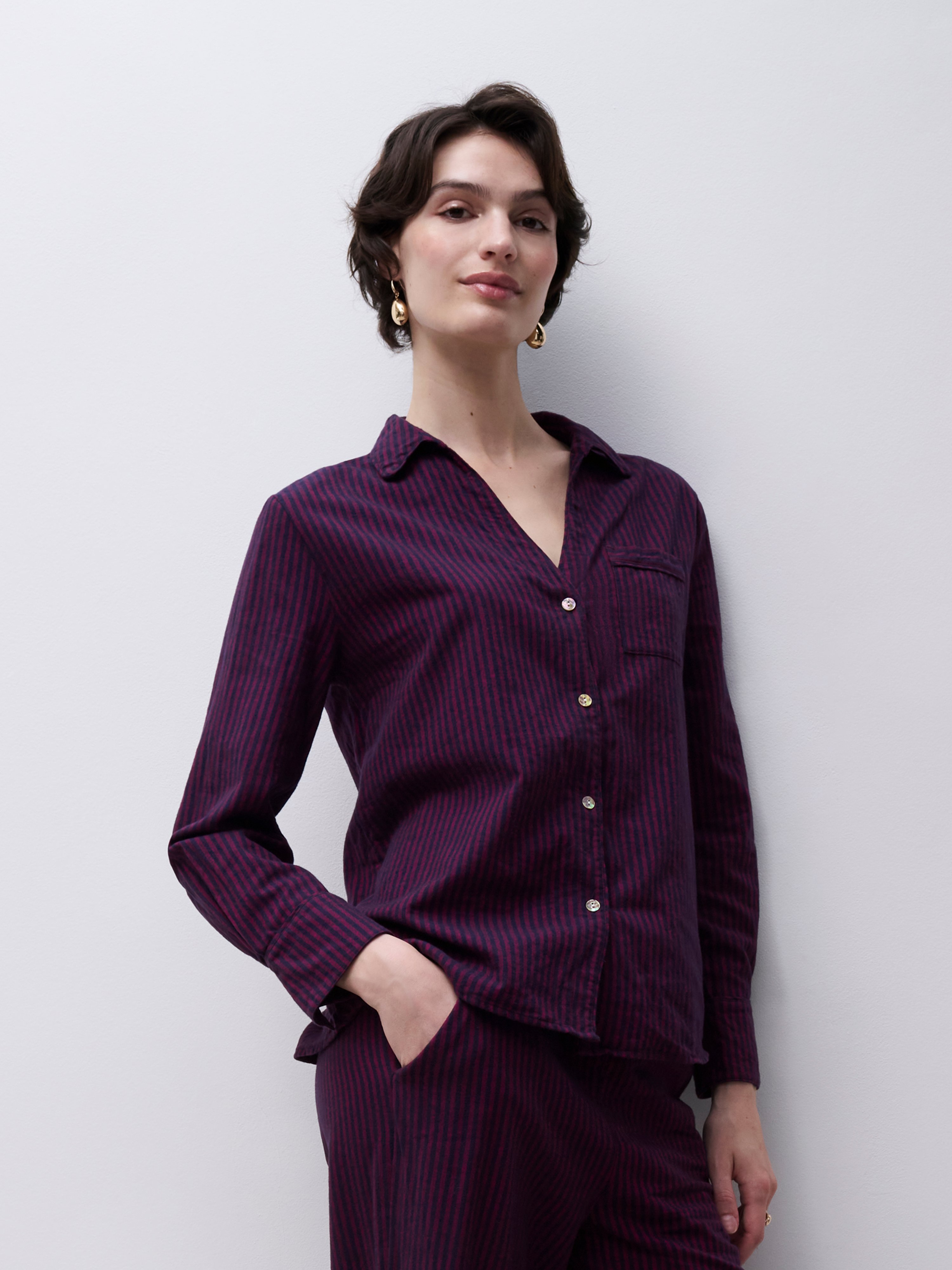 Chemise manches longues