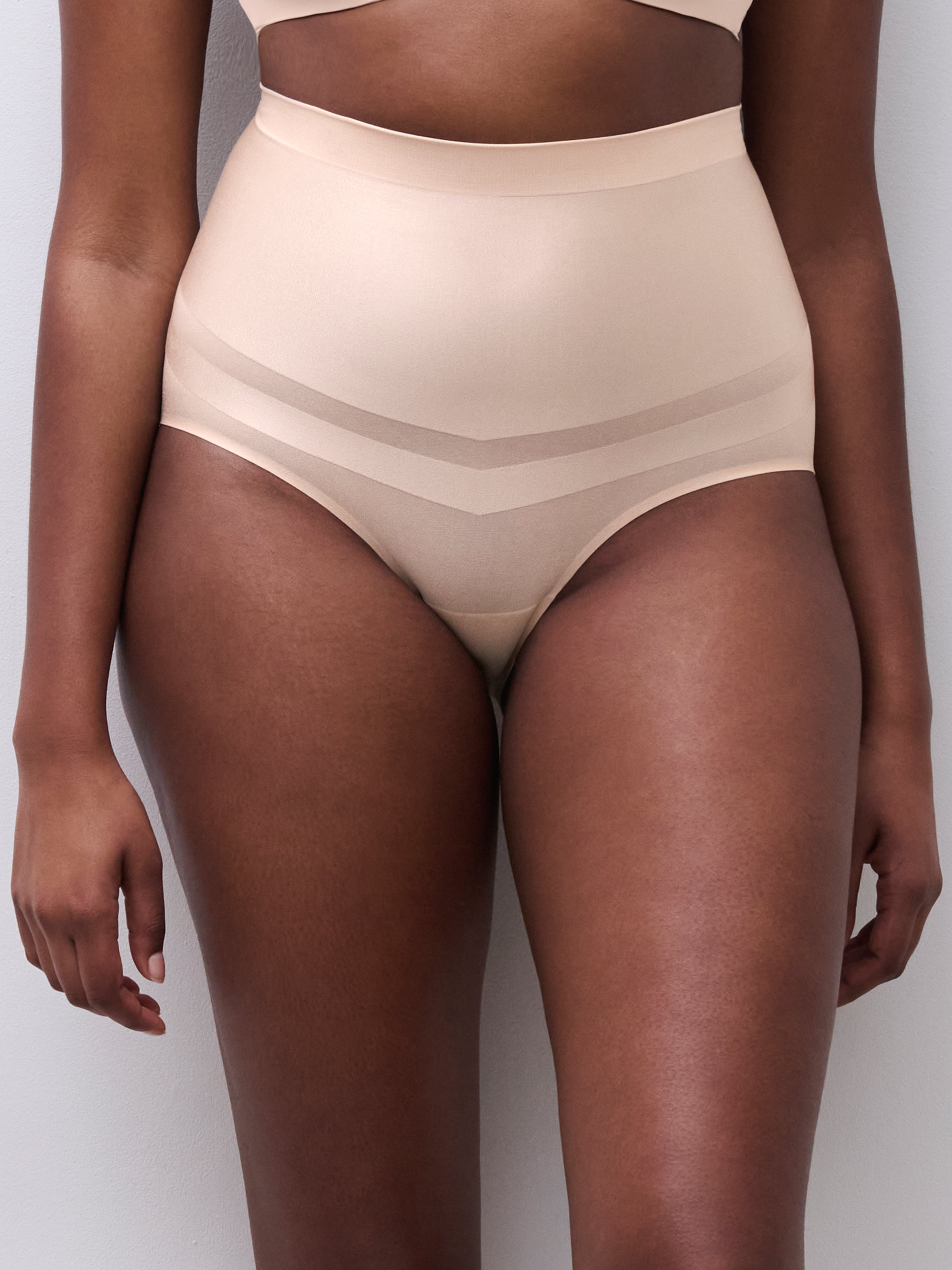 High-waisted shapewear brief