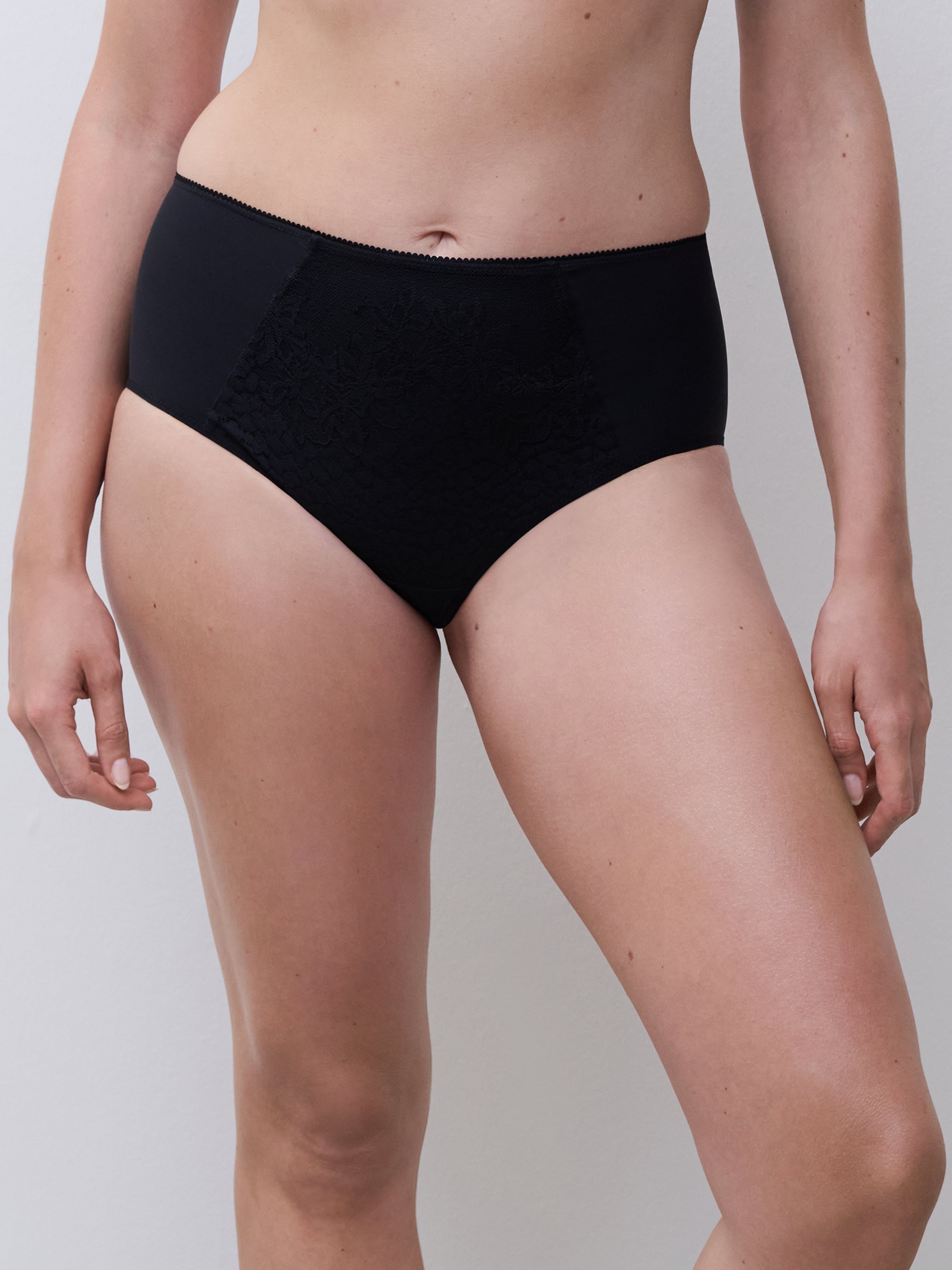 High-waisted support brief