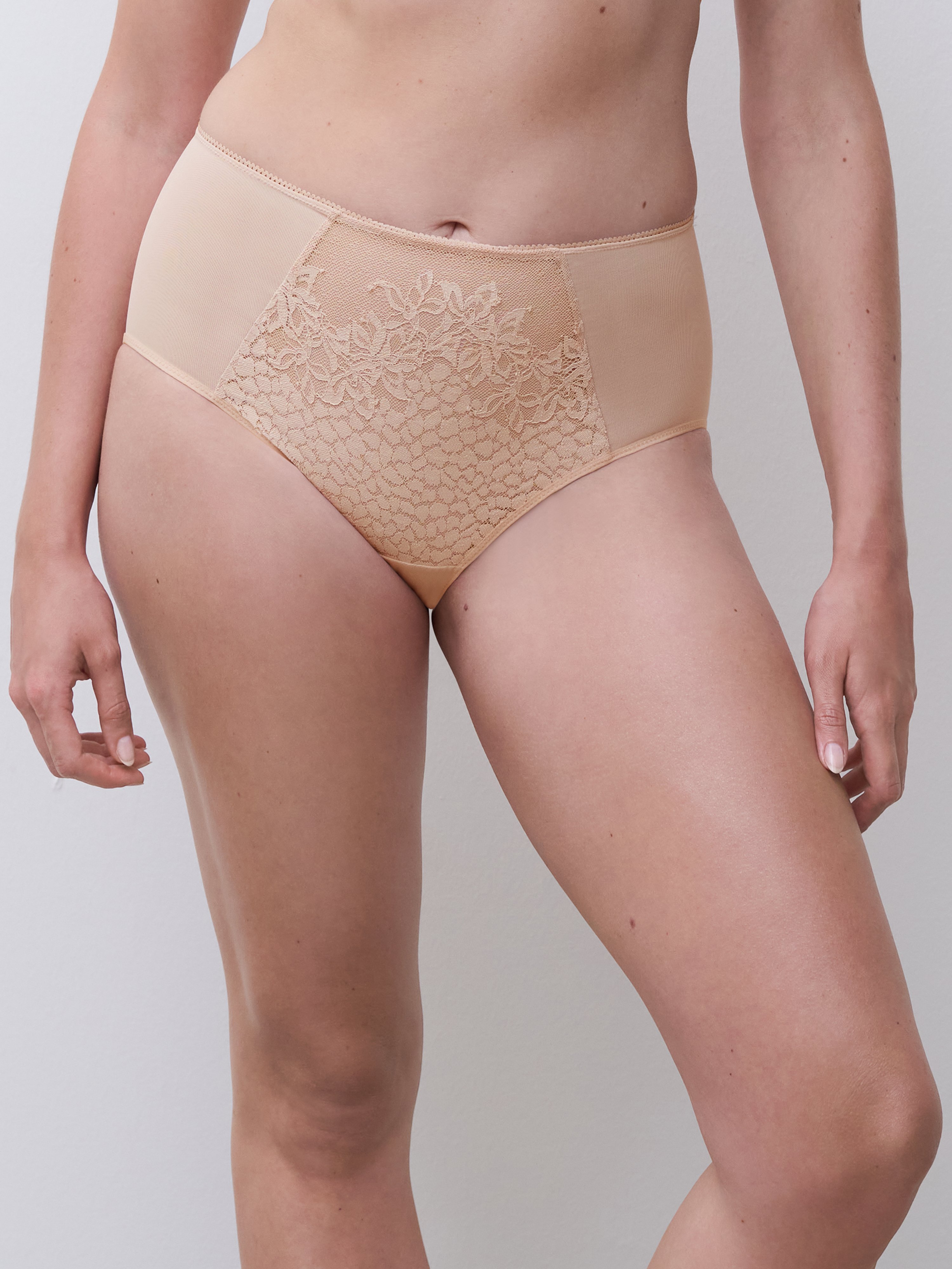 High-waisted support brief