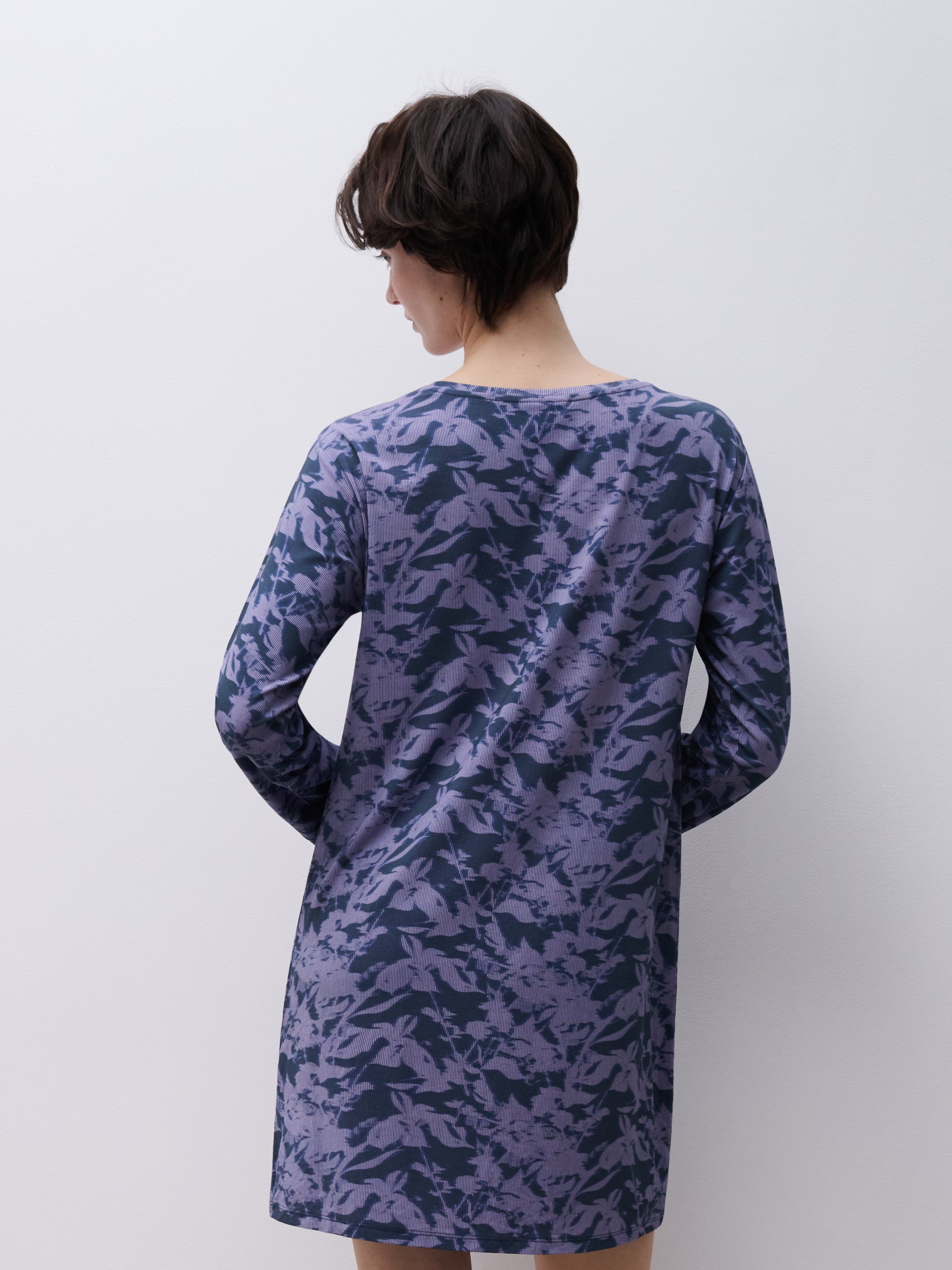 Chemise de nuit manches longues