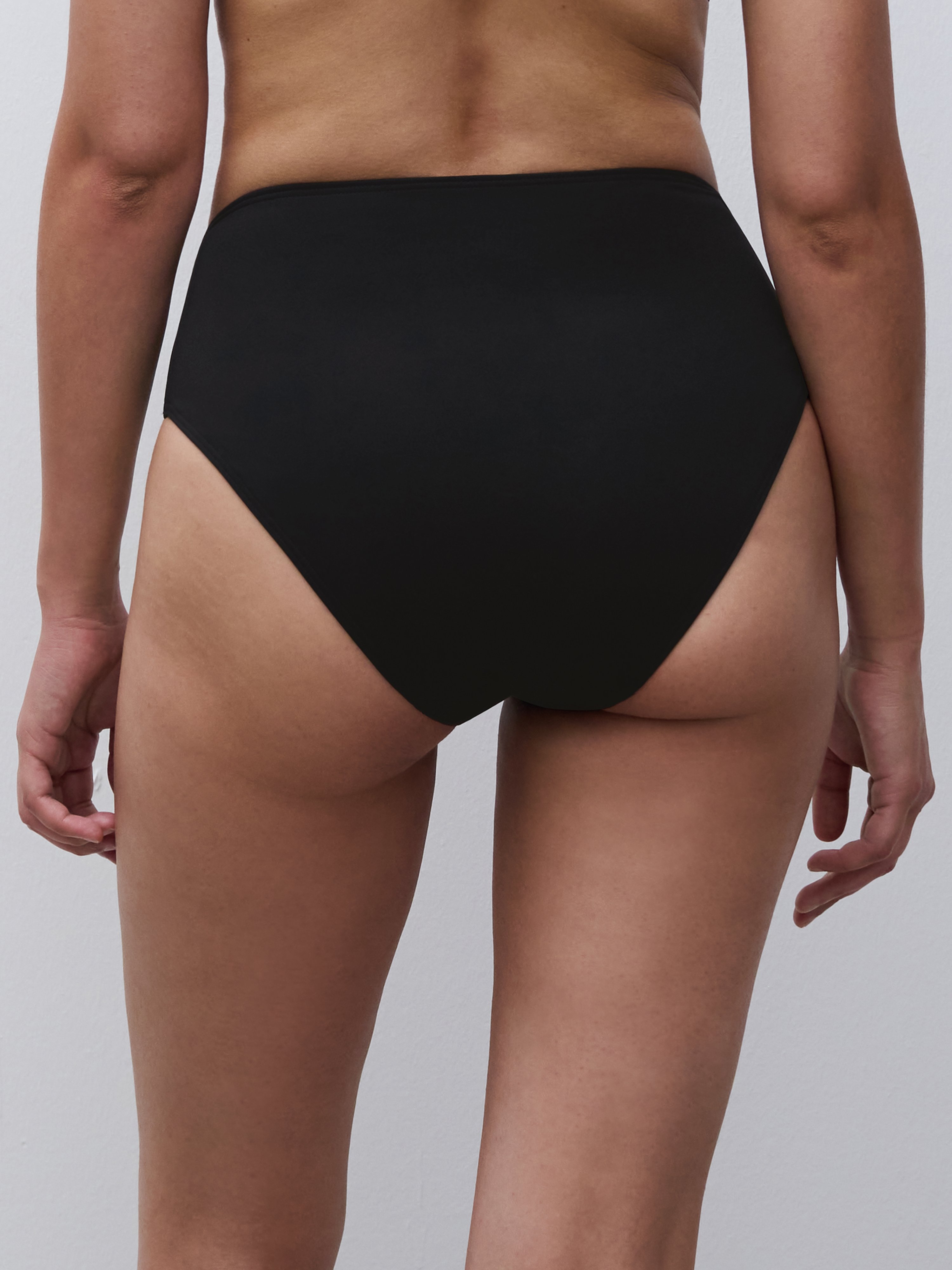 Bas de maillot de bain culotte taille haute
