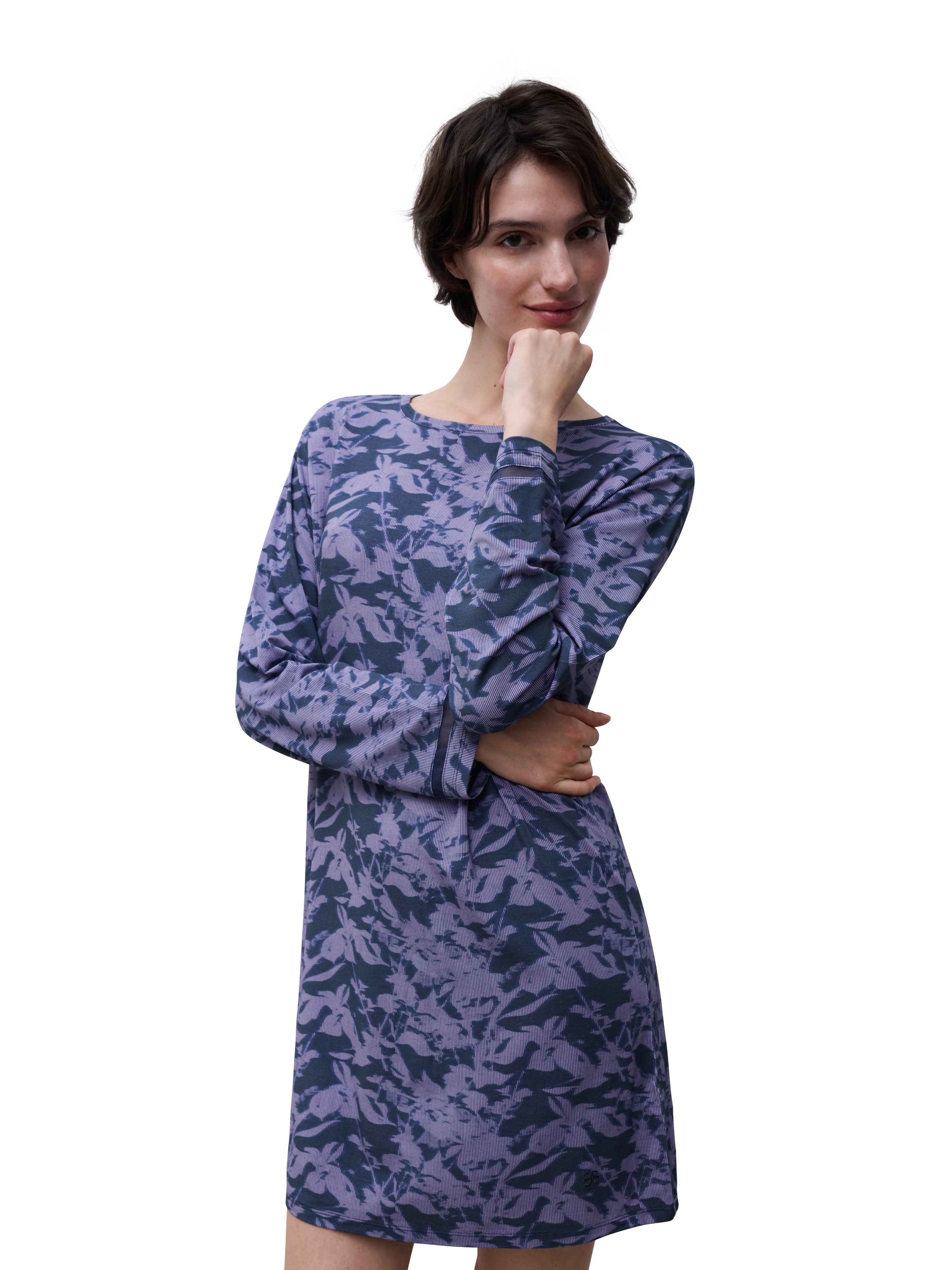 Chemise de nuit manches longues